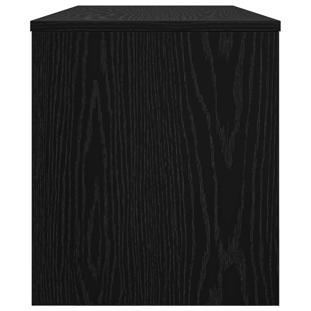 vidaXL Szafka pod telewizor Czarny Dąb 100 x 35 x 40 cm