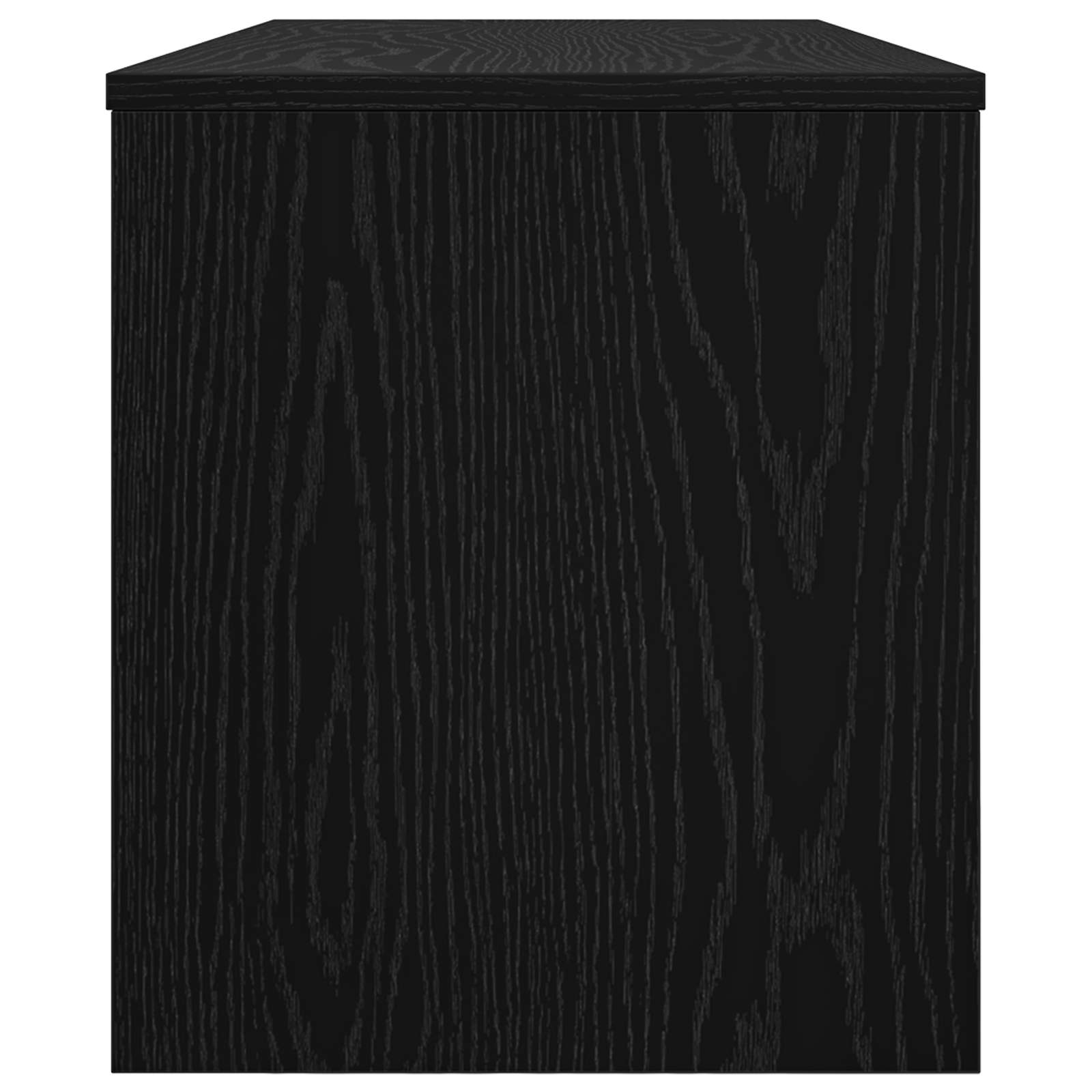vidaXL Szafka pod telewizor Czarny Dąb 100 x 35 x 40 cm