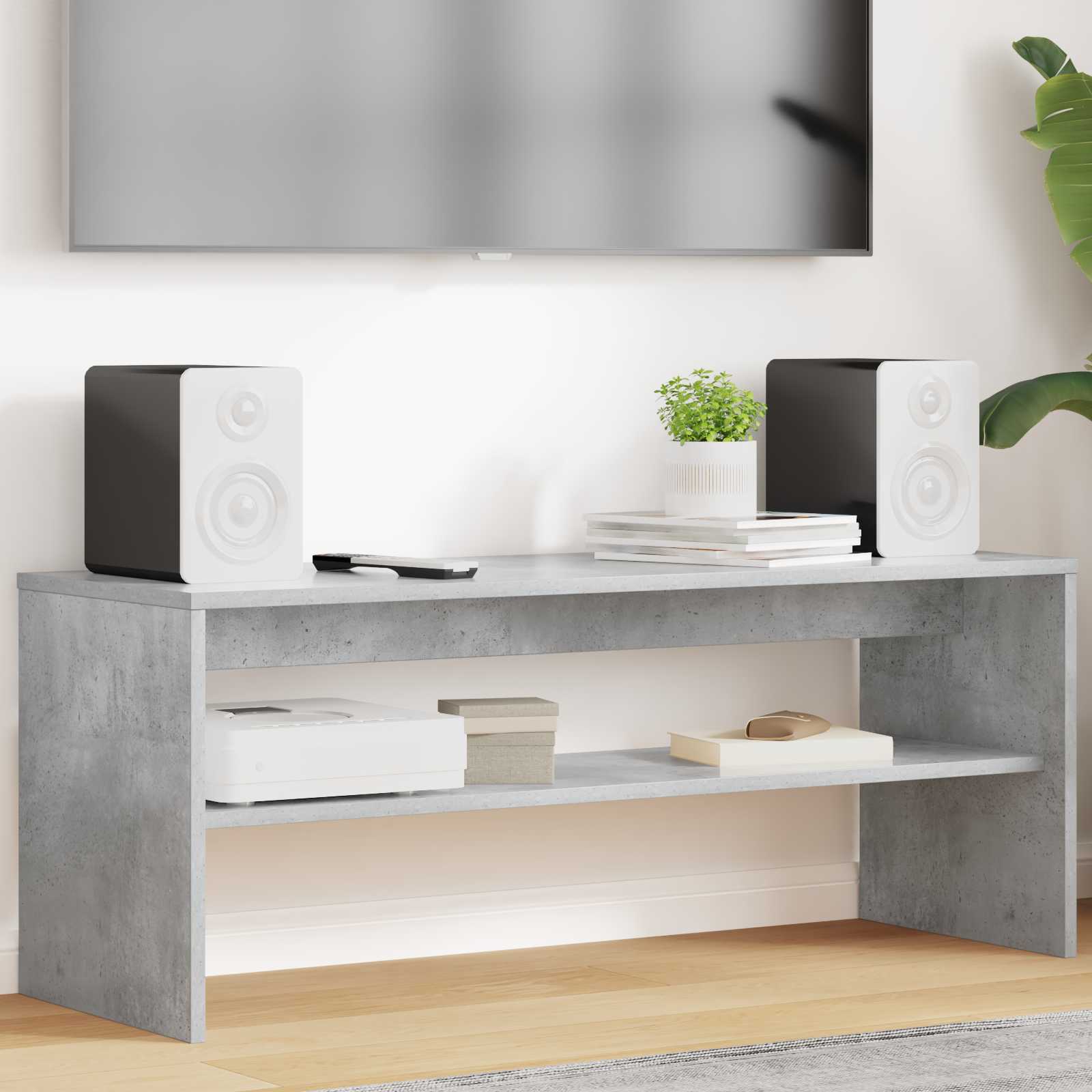 vidaXL Szafka pod telewizor Betonowy szary 100 x 35 x 40 cm