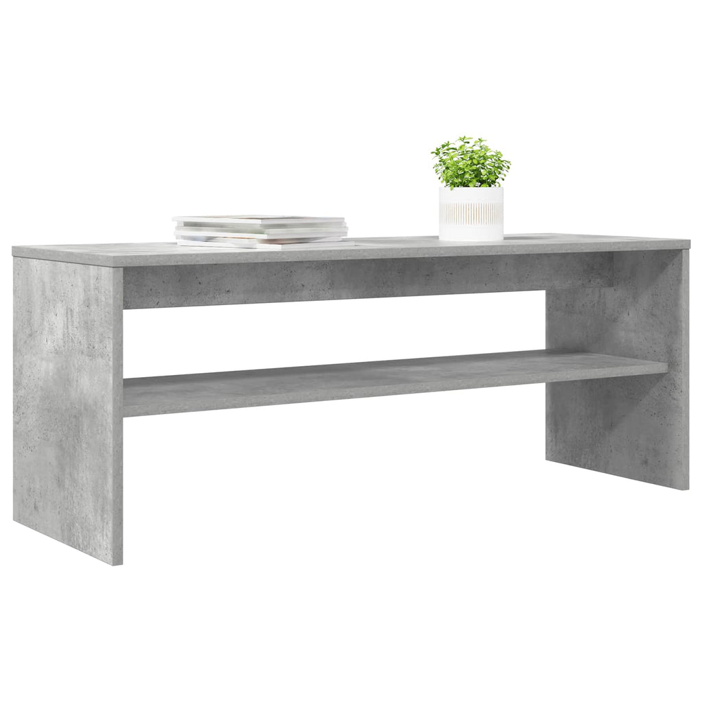 vidaXL Szafka pod telewizor Betonowy szary 100 x 35 x 40 cm