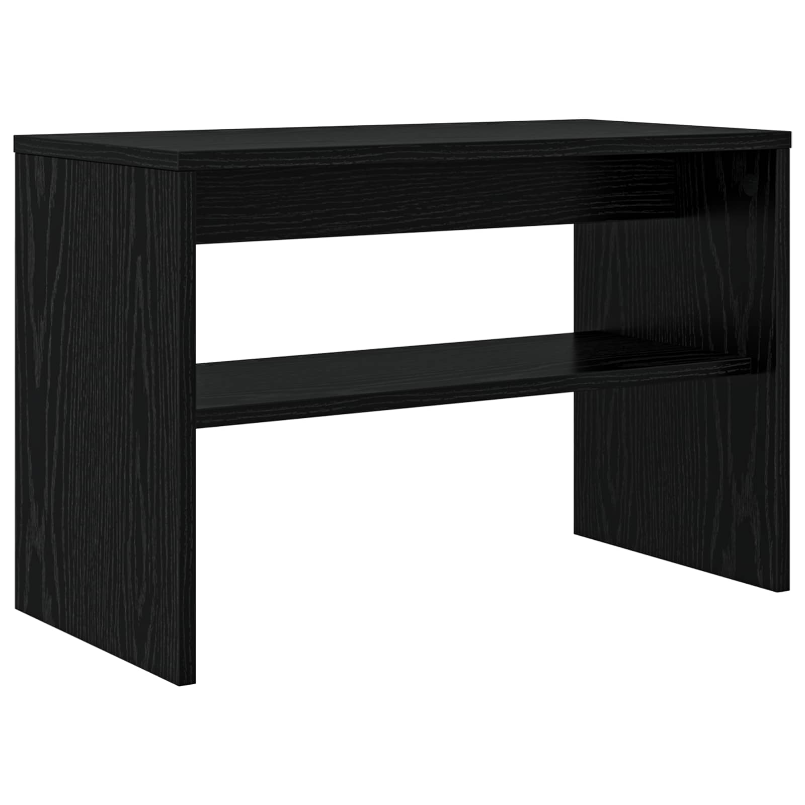 vidaXL Szafka pod telewizor Czarny Dąb 60 x 30 x 40 cm