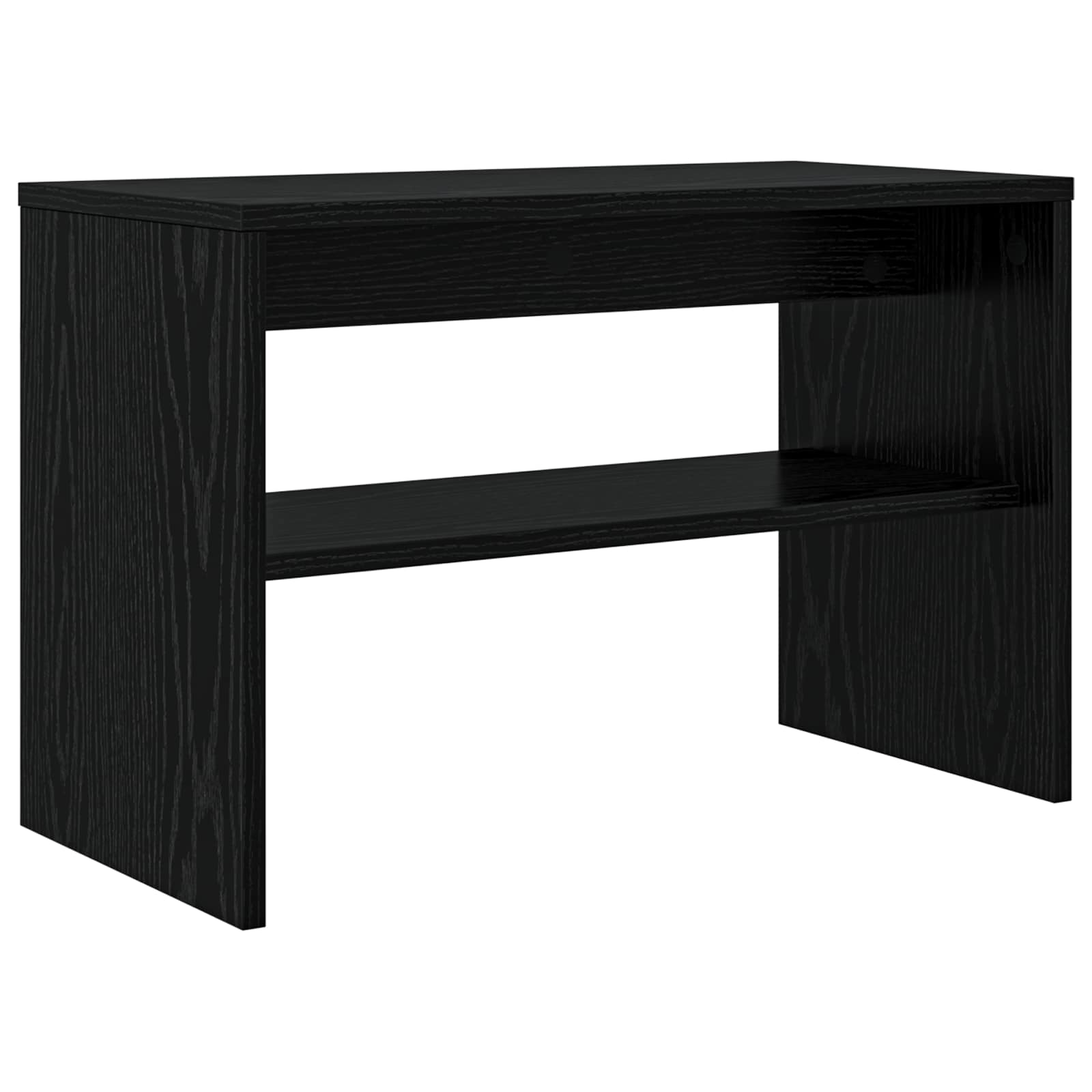 vidaXL Szafka pod telewizor Czarny Dąb 60 x 30 x 40 cm