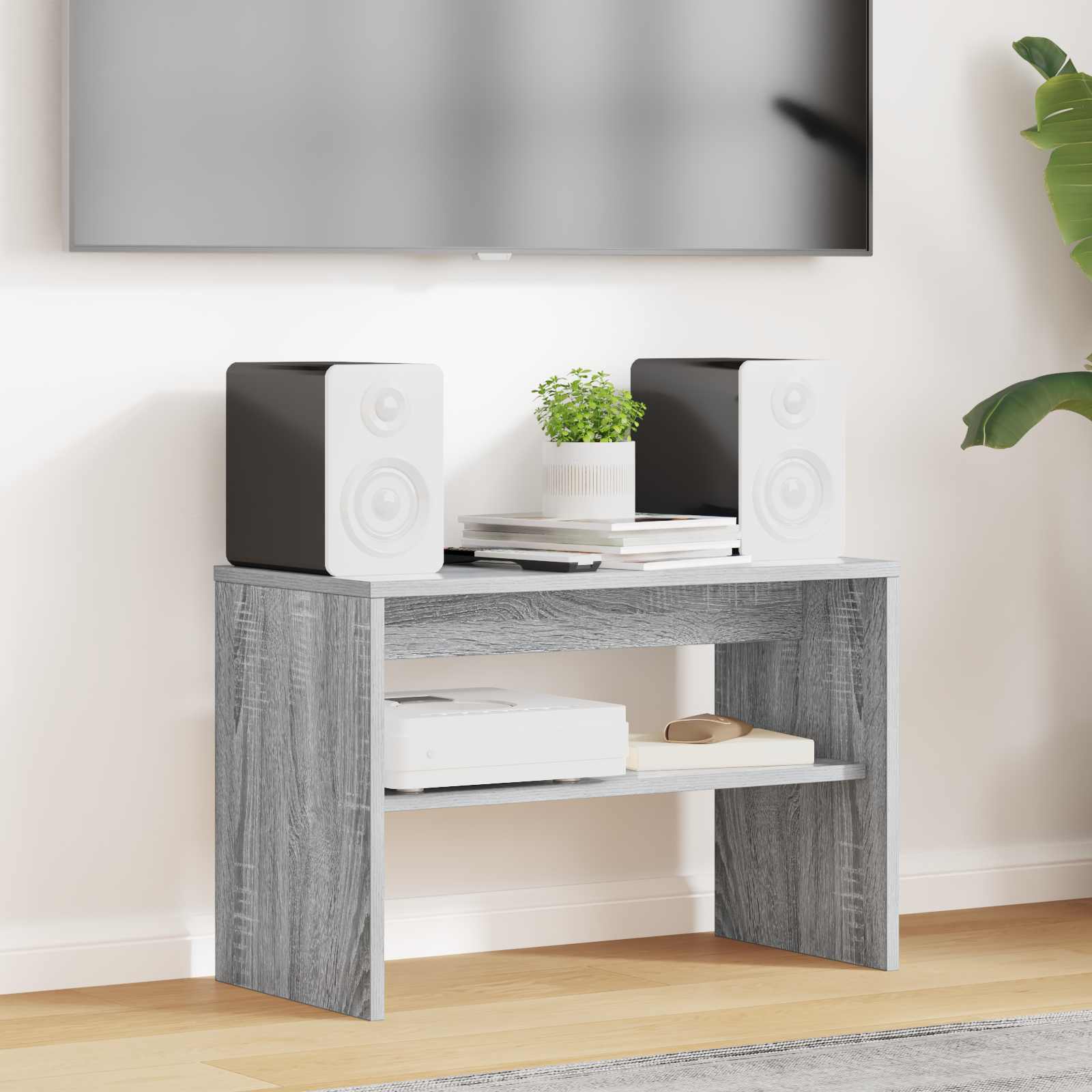 vidaXL Szafka pod telewizor Szary Sonoma 60 x 30 x 40 cm
