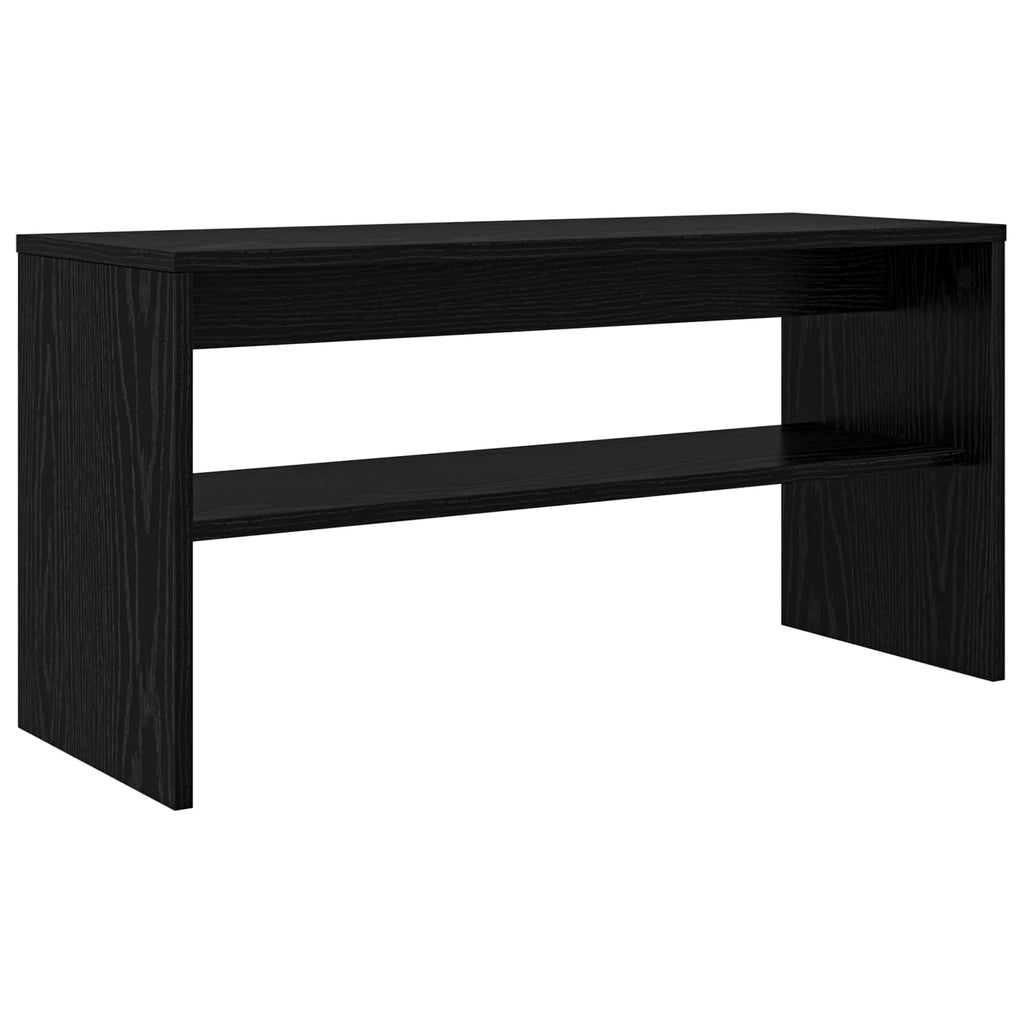 vidaXL Szafka pod telewizor Czarny Dąb 80 x 30 x 40 cm