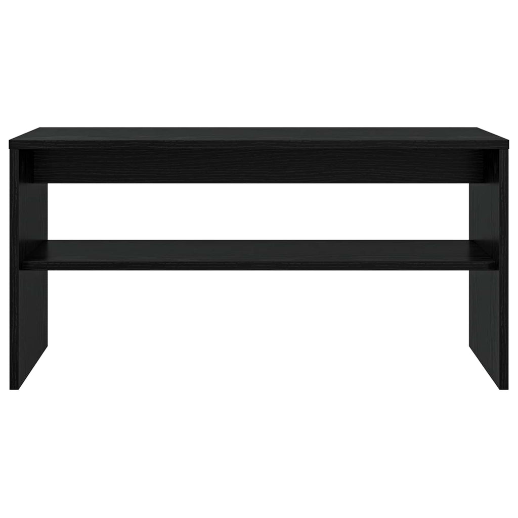 vidaXL Szafka pod telewizor Czarny Dąb 80 x 30 x 40 cm