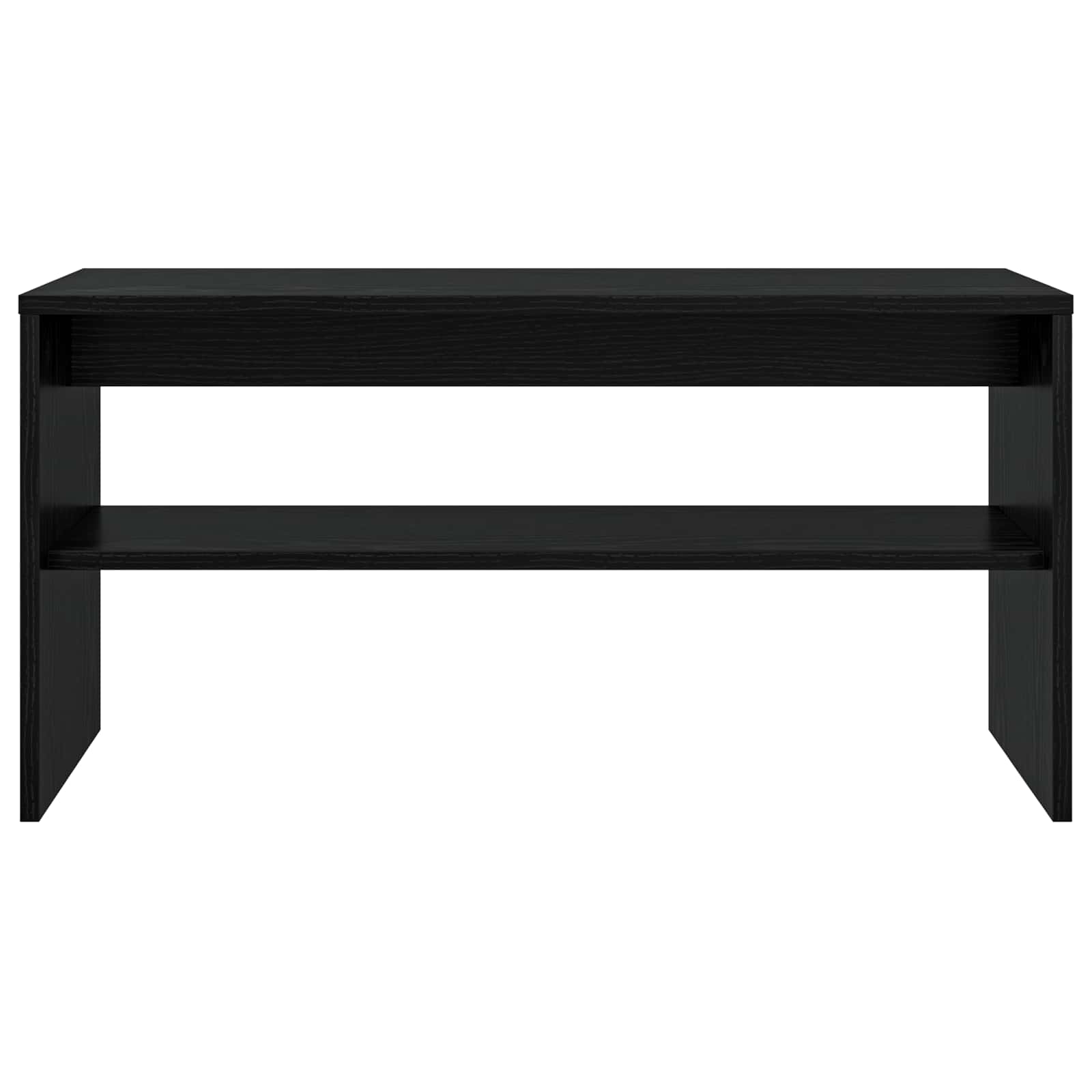 vidaXL Szafka pod telewizor Czarny Dąb 80 x 30 x 40 cm