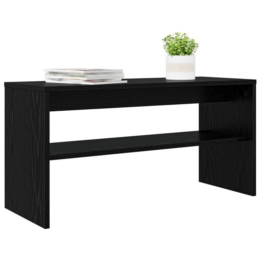 vidaXL Szafka pod telewizor Czarny Dąb 80 x 30 x 40 cm