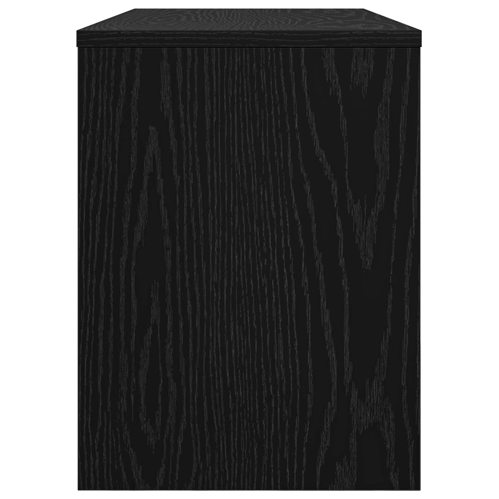 vidaXL Szafka pod telewizor Czarny Dąb 80 x 30 x 40 cm