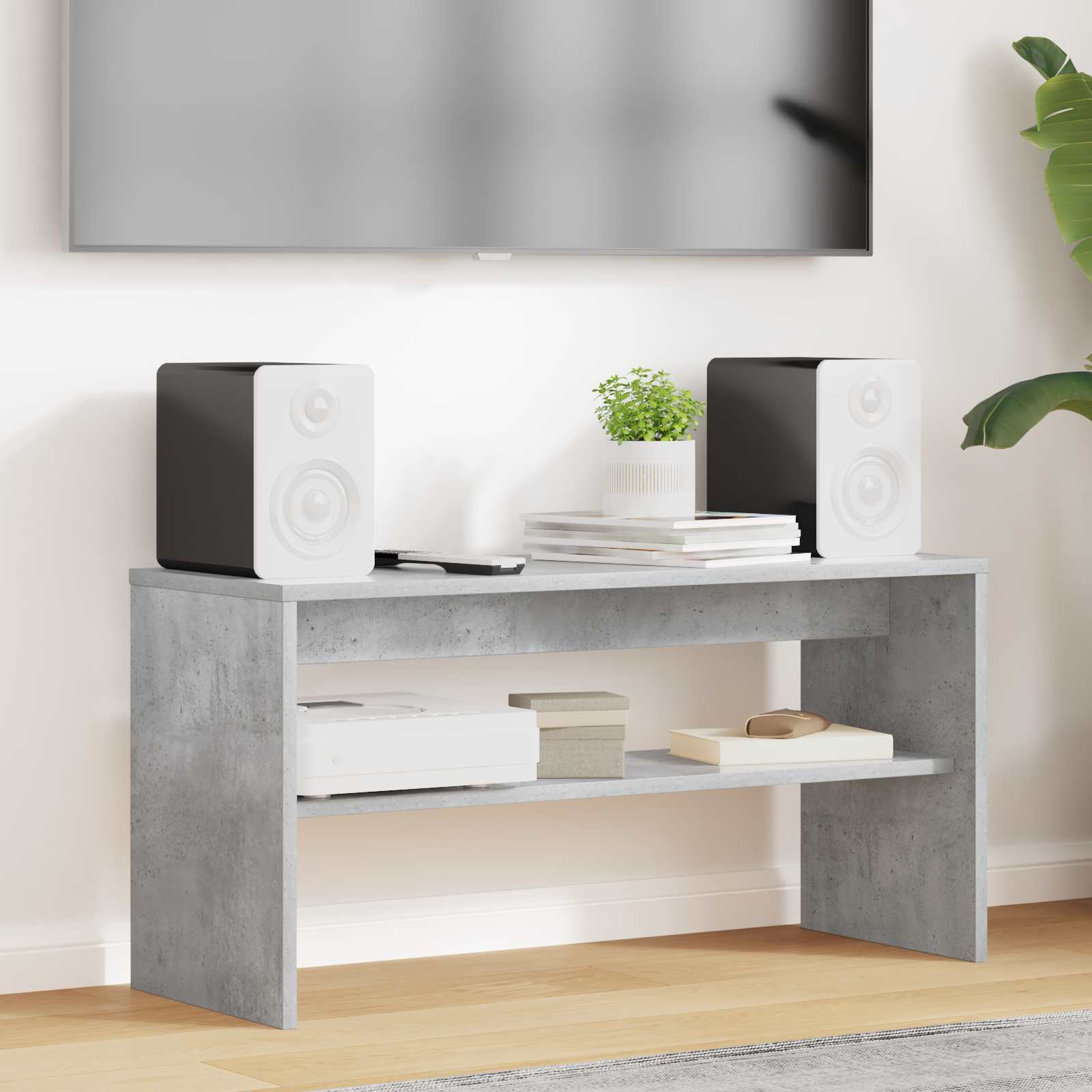 vidaXL Szafka pod telewizor Betonowy szary 80 x 30 x 40 cm