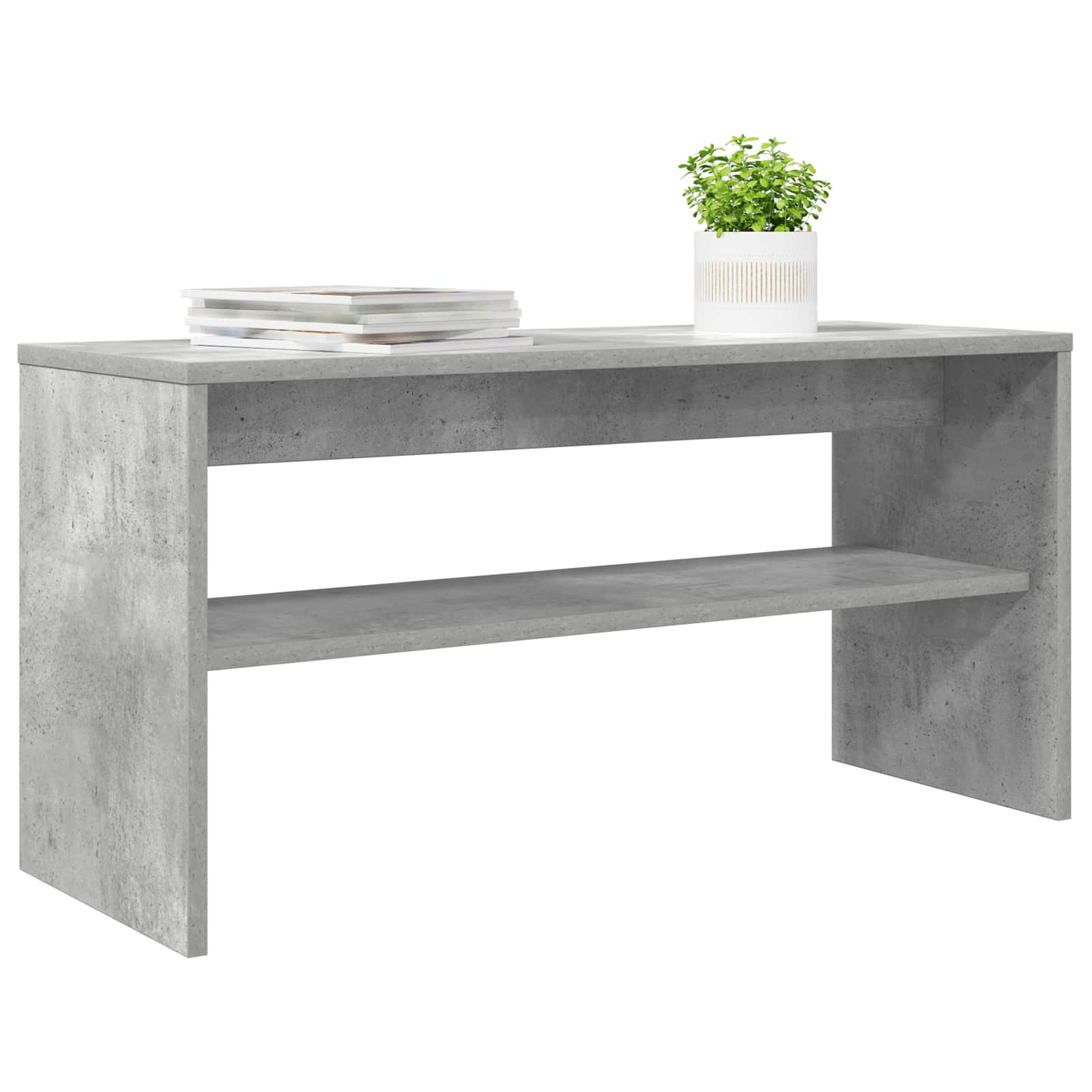 vidaXL Szafka pod telewizor Betonowy szary 80 x 30 x 40 cm