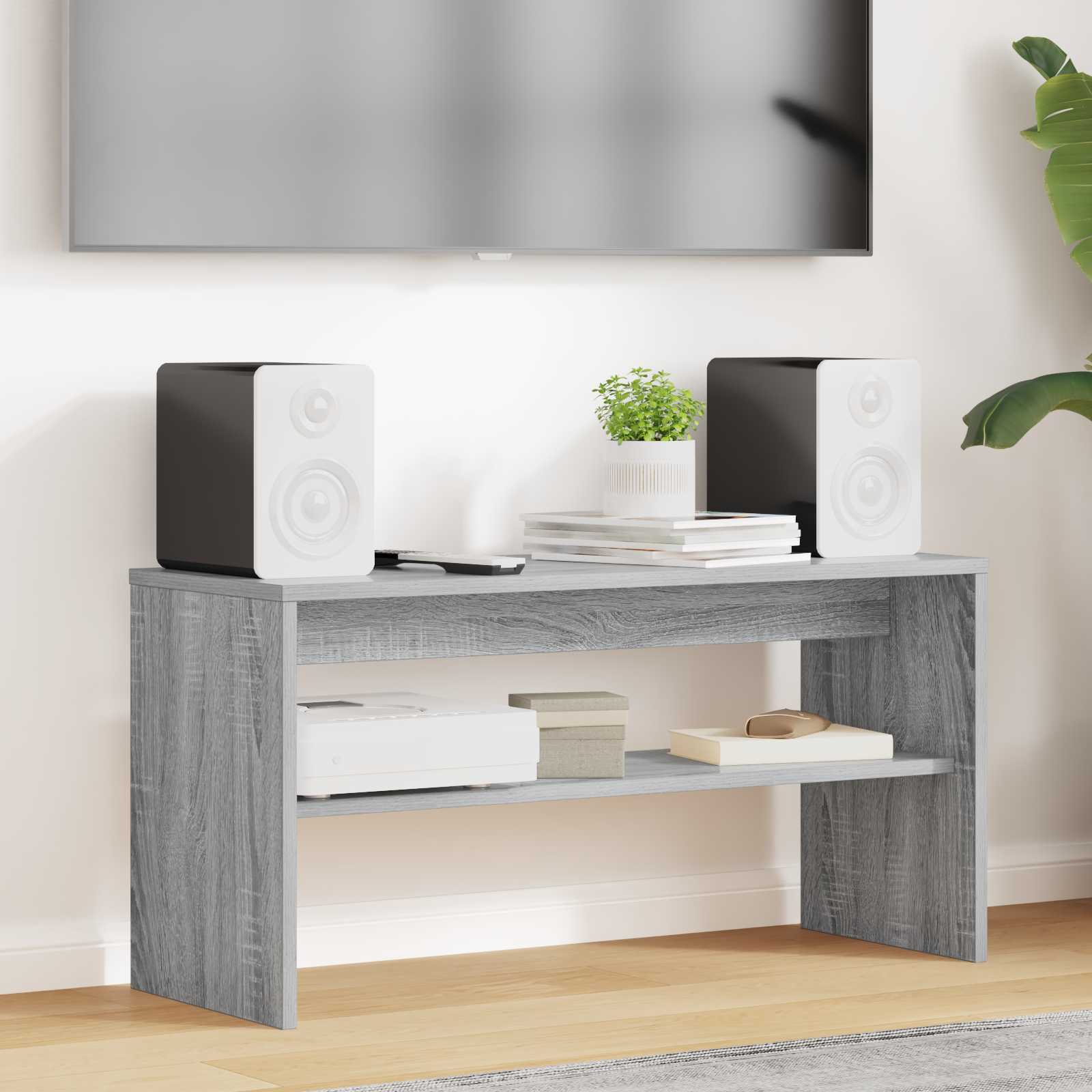 vidaXL Szafka pod telewizor Szary Sonoma 80 x 30 x 40 cm