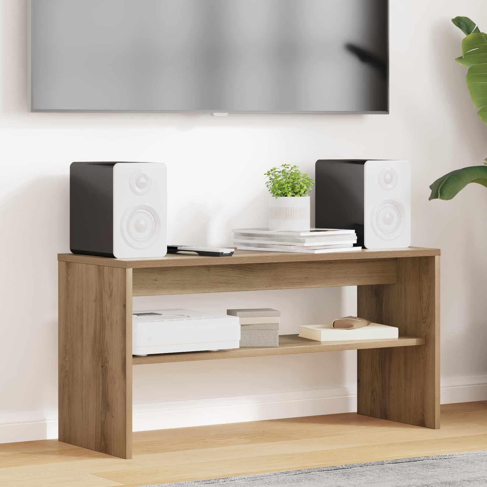 vidaXL Szafka pod telewizor 80 x 30 x 40 cm Dąb rzemieślniczy