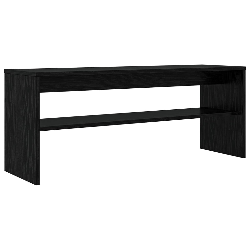 vidaXL Szafka pod telewizor Czarny Dąb 100 x 30 x 40 cm