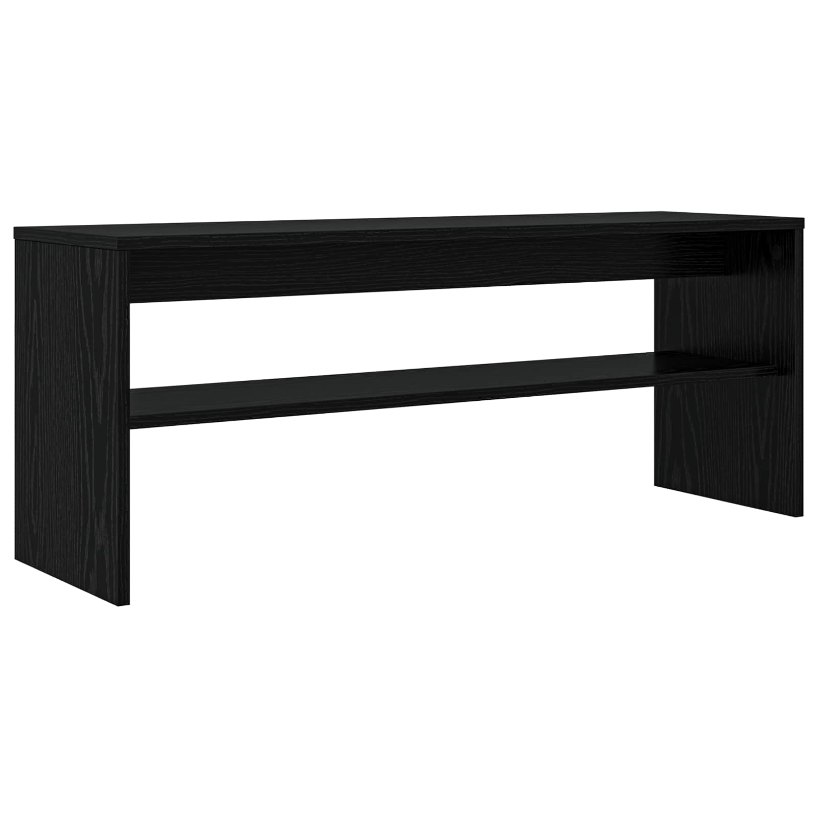 vidaXL Szafka pod telewizor Czarny Dąb 100 x 30 x 40 cm