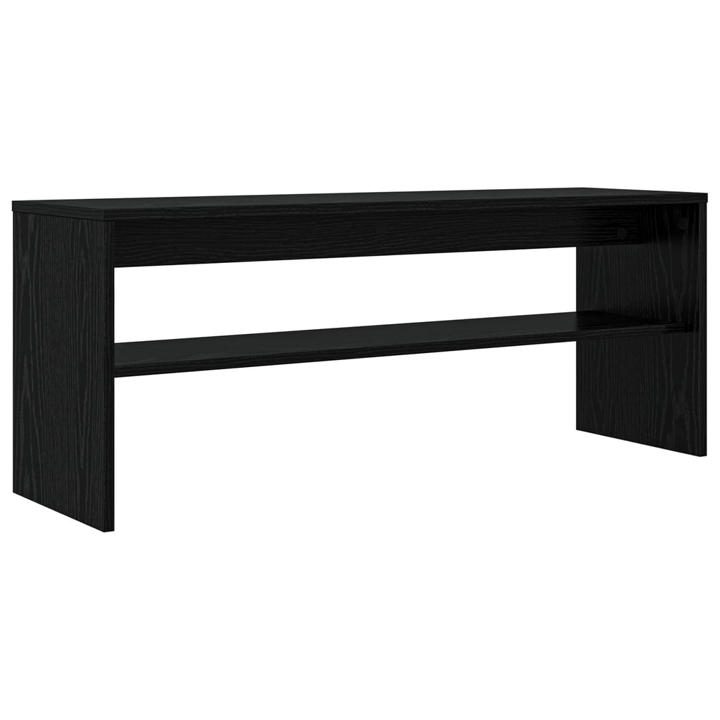 vidaXL Szafka pod telewizor Czarny Dąb 100 x 30 x 40 cm