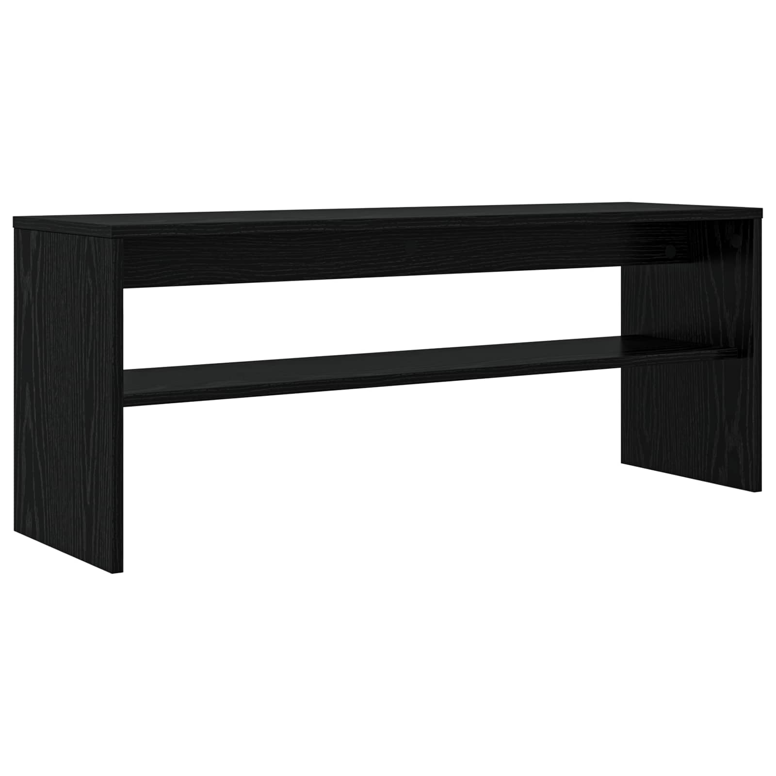 vidaXL Szafka pod telewizor Czarny Dąb 100 x 30 x 40 cm