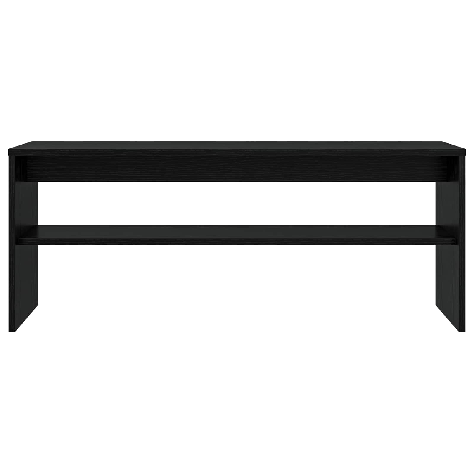 vidaXL Szafka pod telewizor Czarny Dąb 100 x 30 x 40 cm