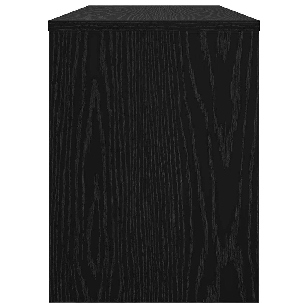 vidaXL Szafka pod telewizor Czarny Dąb 100 x 30 x 40 cm