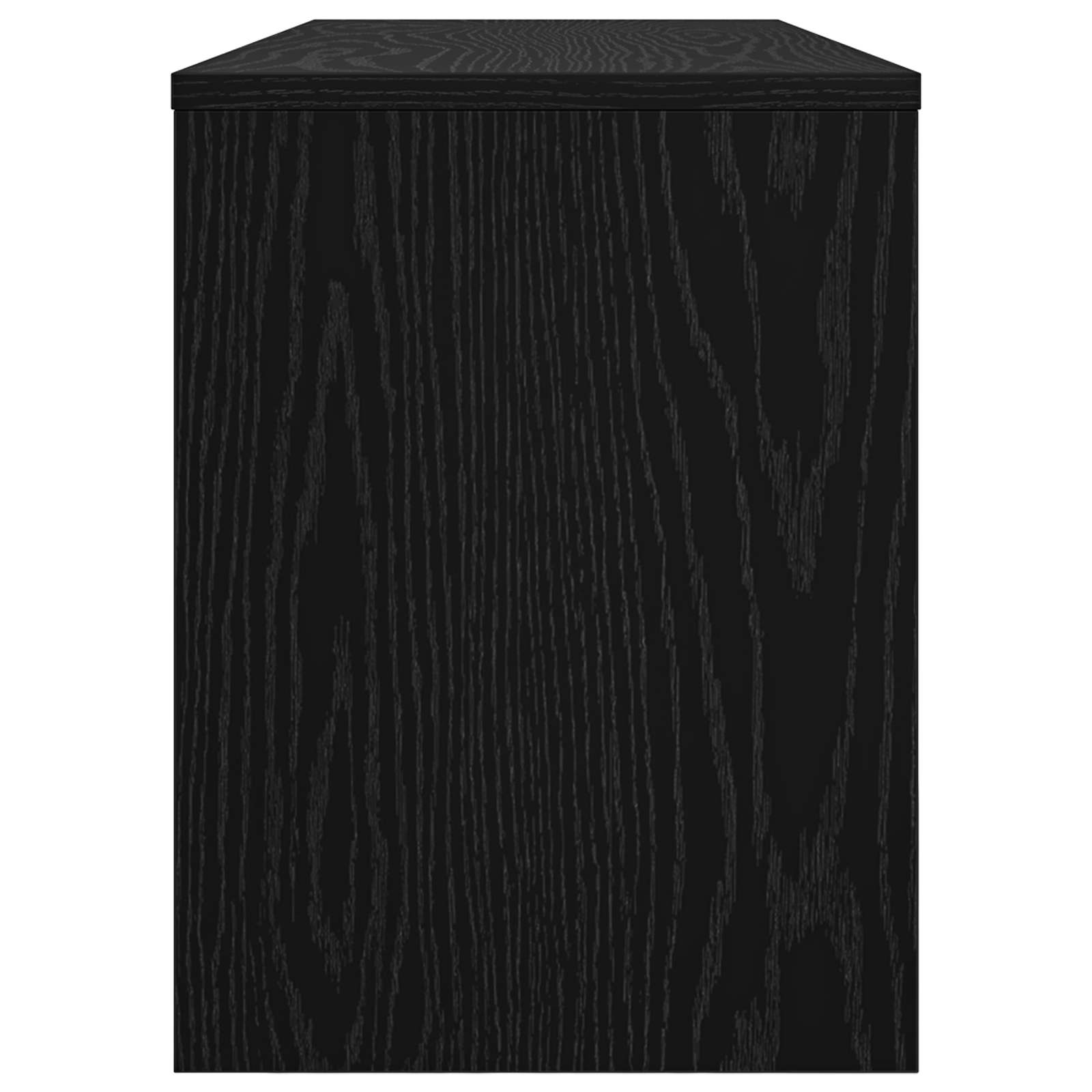vidaXL Szafka pod telewizor Czarny Dąb 100 x 30 x 40 cm