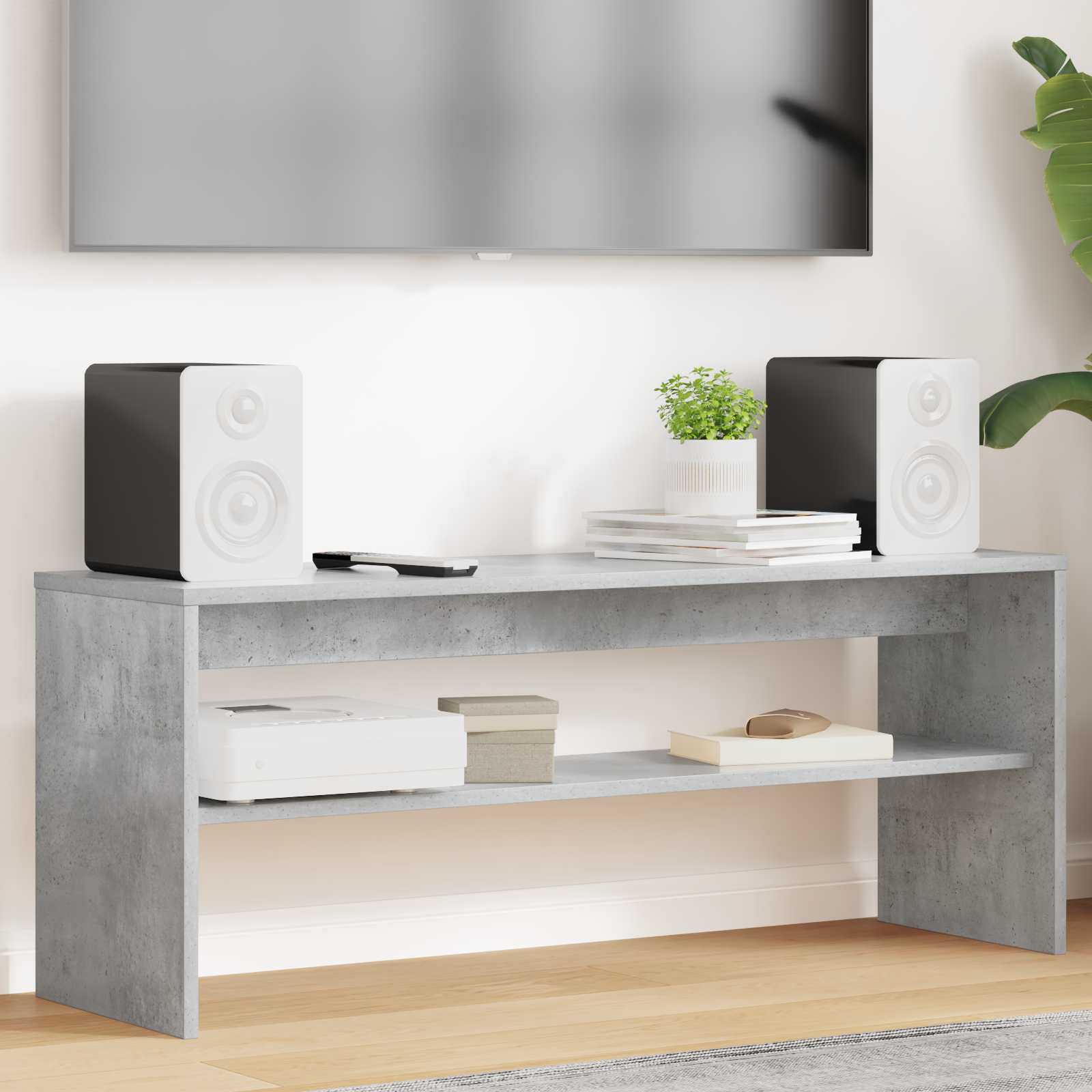 vidaXL Szafka pod telewizor Betonowy szary 100 x 30 x 40 cm