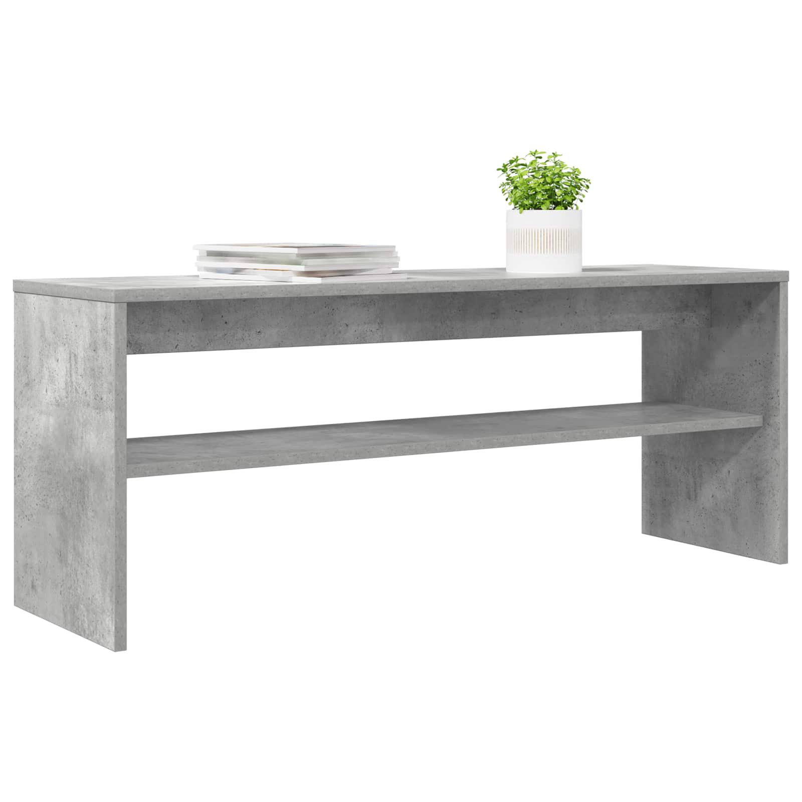 vidaXL Szafka pod telewizor Betonowy szary 100 x 30 x 40 cm