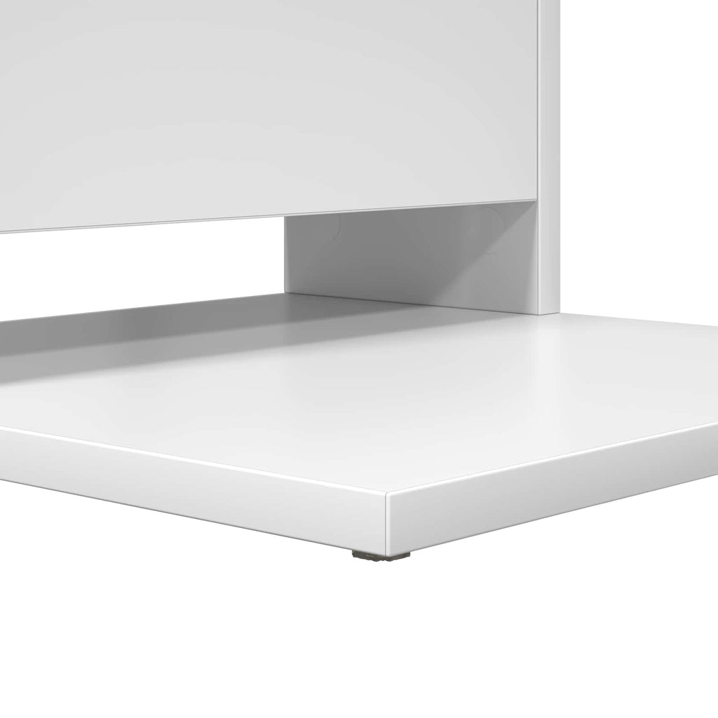 vidaXL Stolik boczny Biały 40 x 35 x 60,5 cm Materiał drewnopochodny