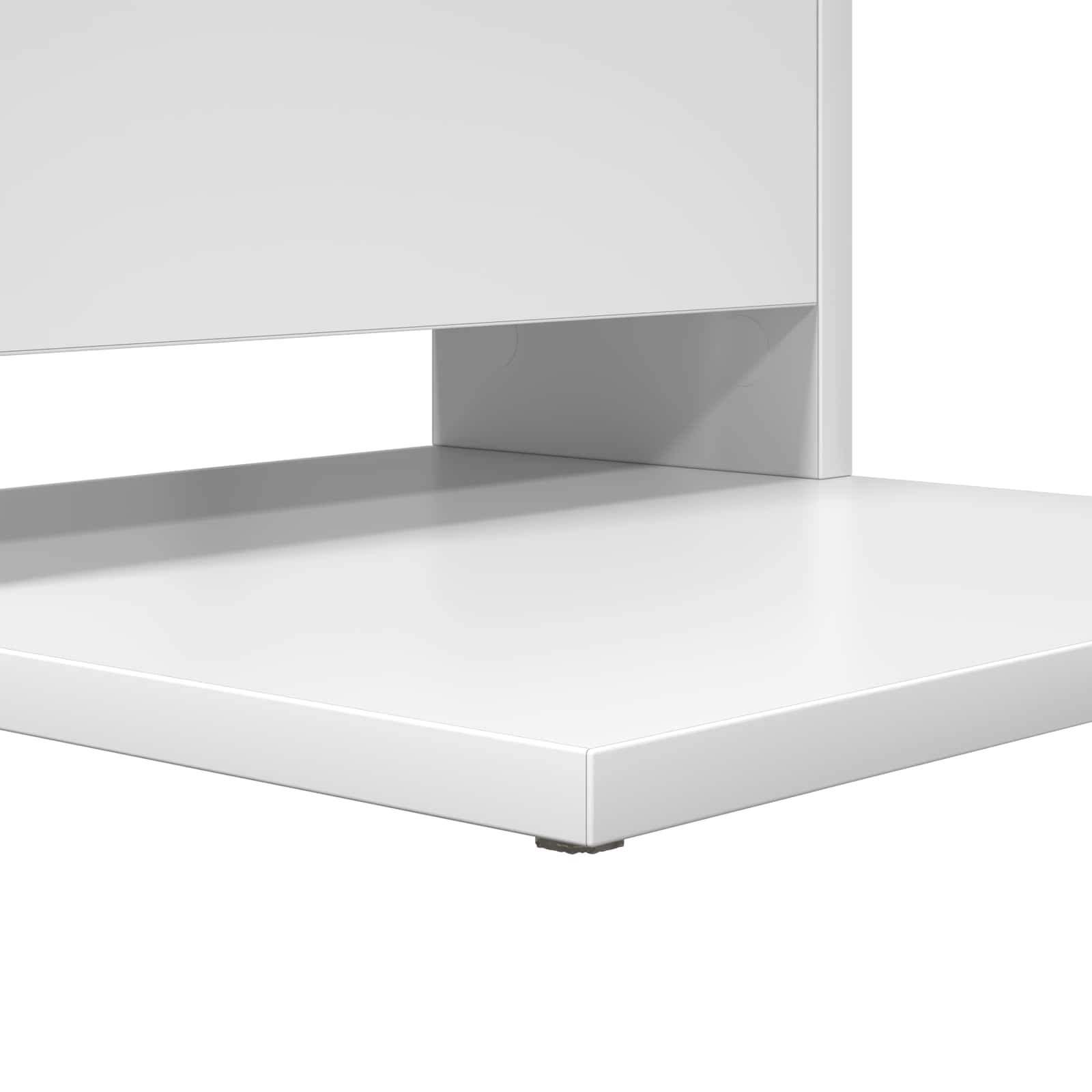 vidaXL Stolik boczny Biały 40 x 35 x 60,5 cm Materiał drewnopochodny