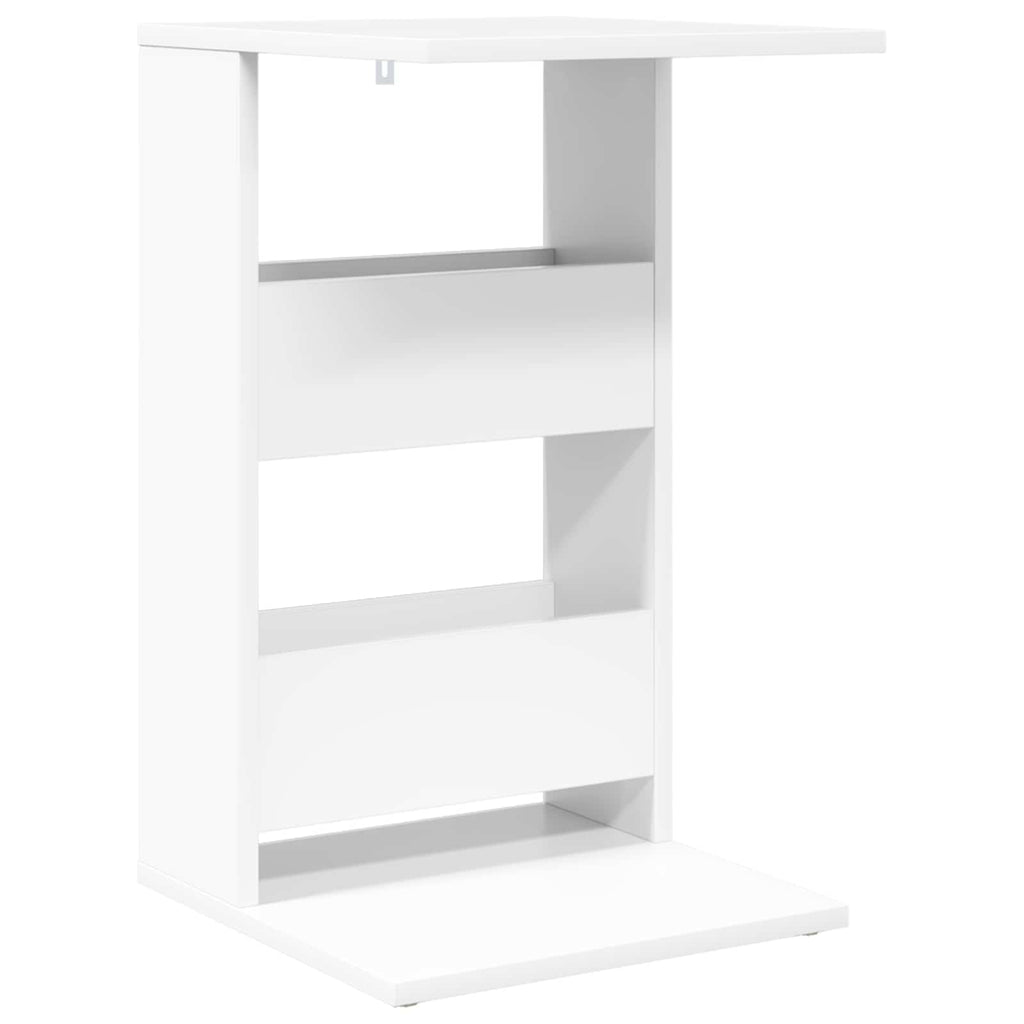vidaXL Stolik boczny Biały 40 x 35 x 60,5 cm Materiał drewnopochodny