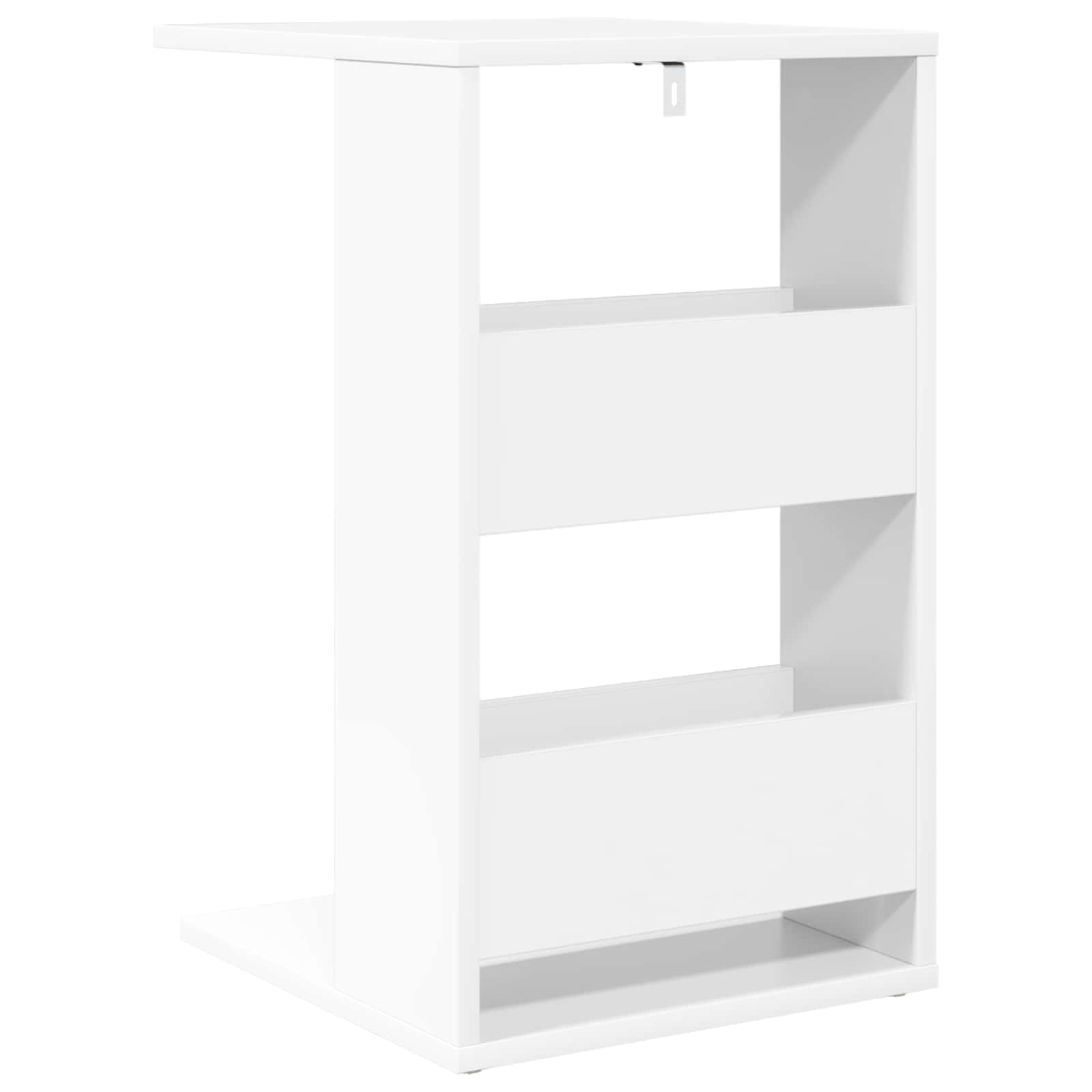 vidaXL Stolik boczny Biały 40 x 35 x 60,5 cm Materiał drewnopochodny