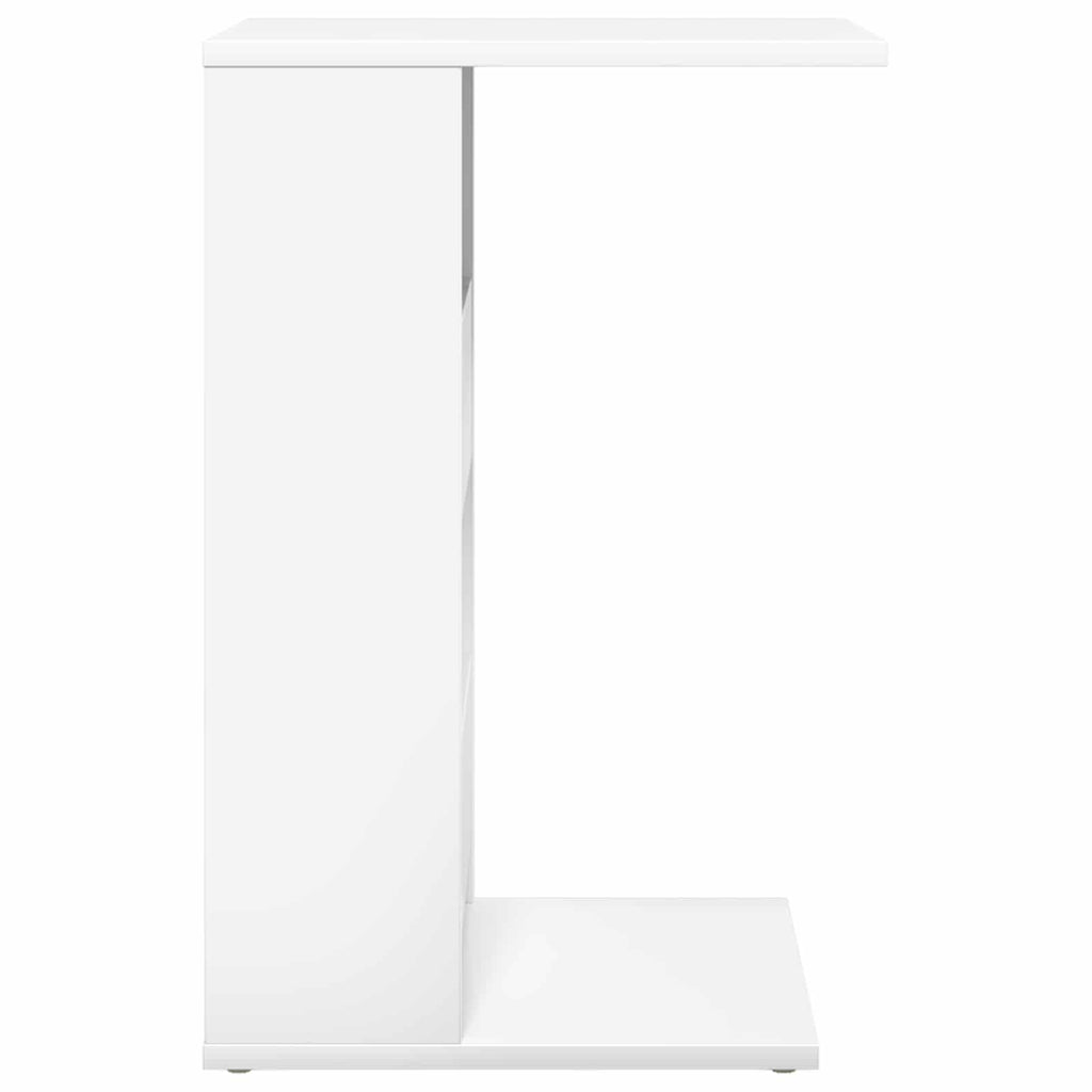 vidaXL Stolik boczny Biały 40 x 35 x 60,5 cm Materiał drewnopochodny