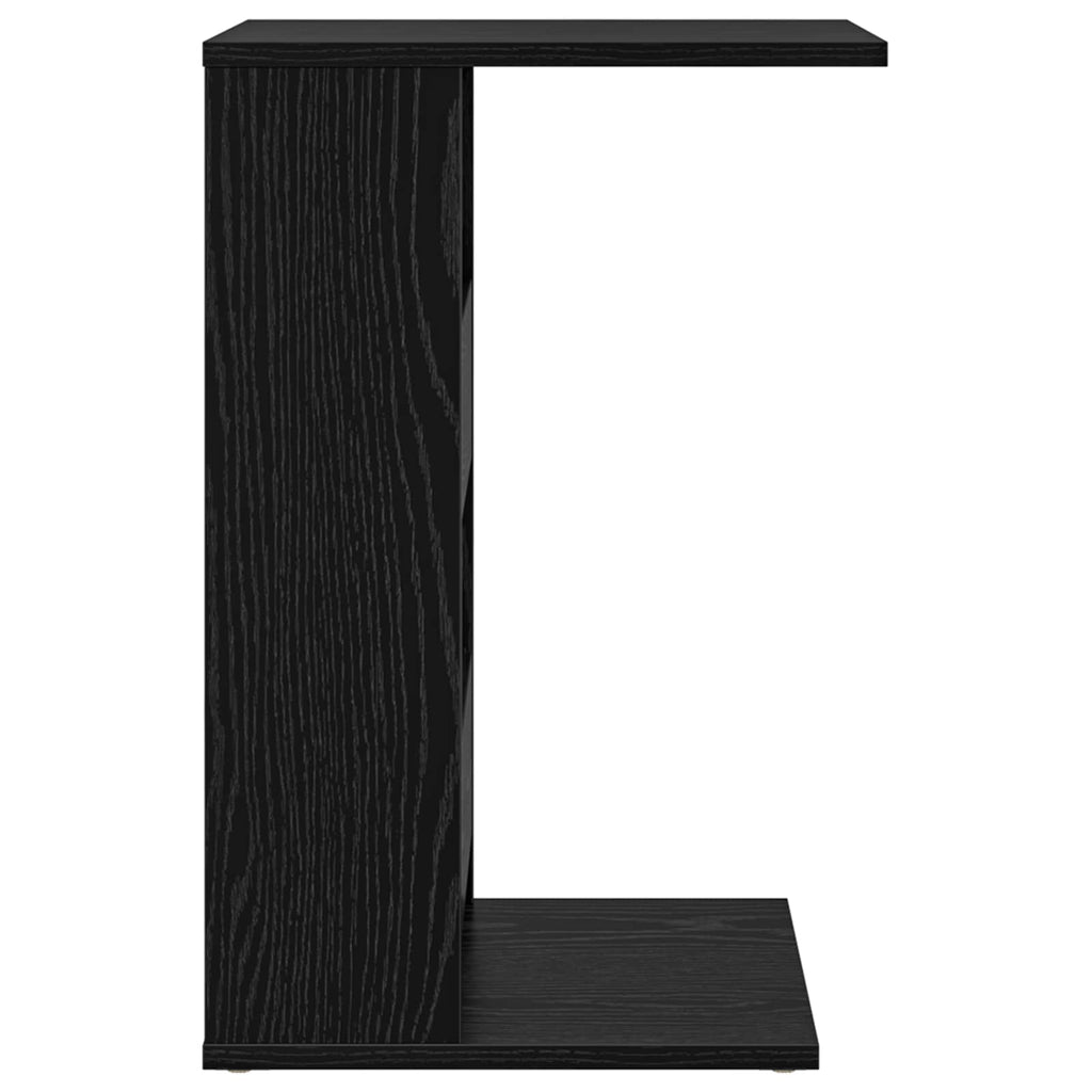 vidaXL Stolik boczny Czarny Dąb 40 x 35 x 60,5 cm