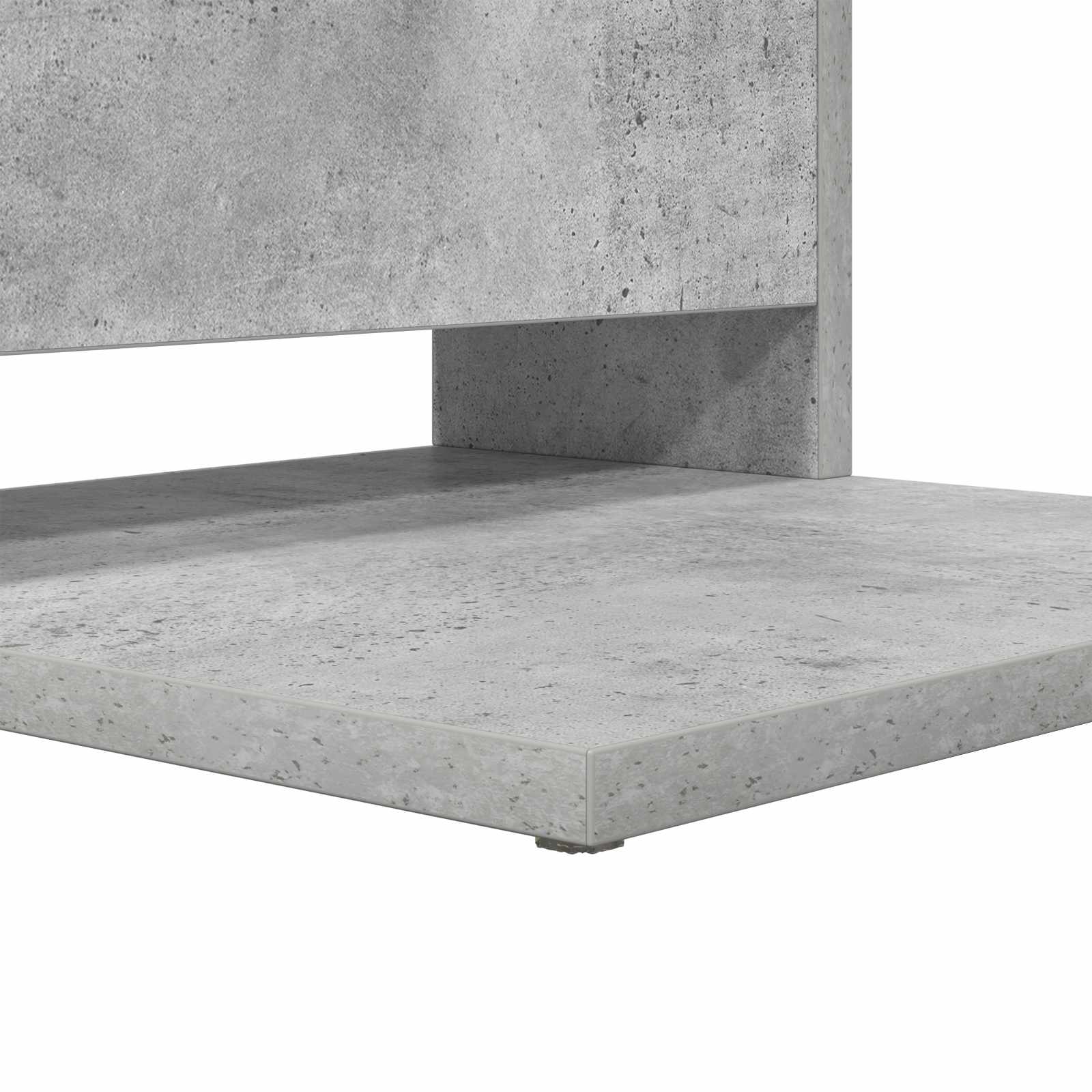 vidaXL Stolik boczny Betonowy szary 40 x 35 x 60,5 cm