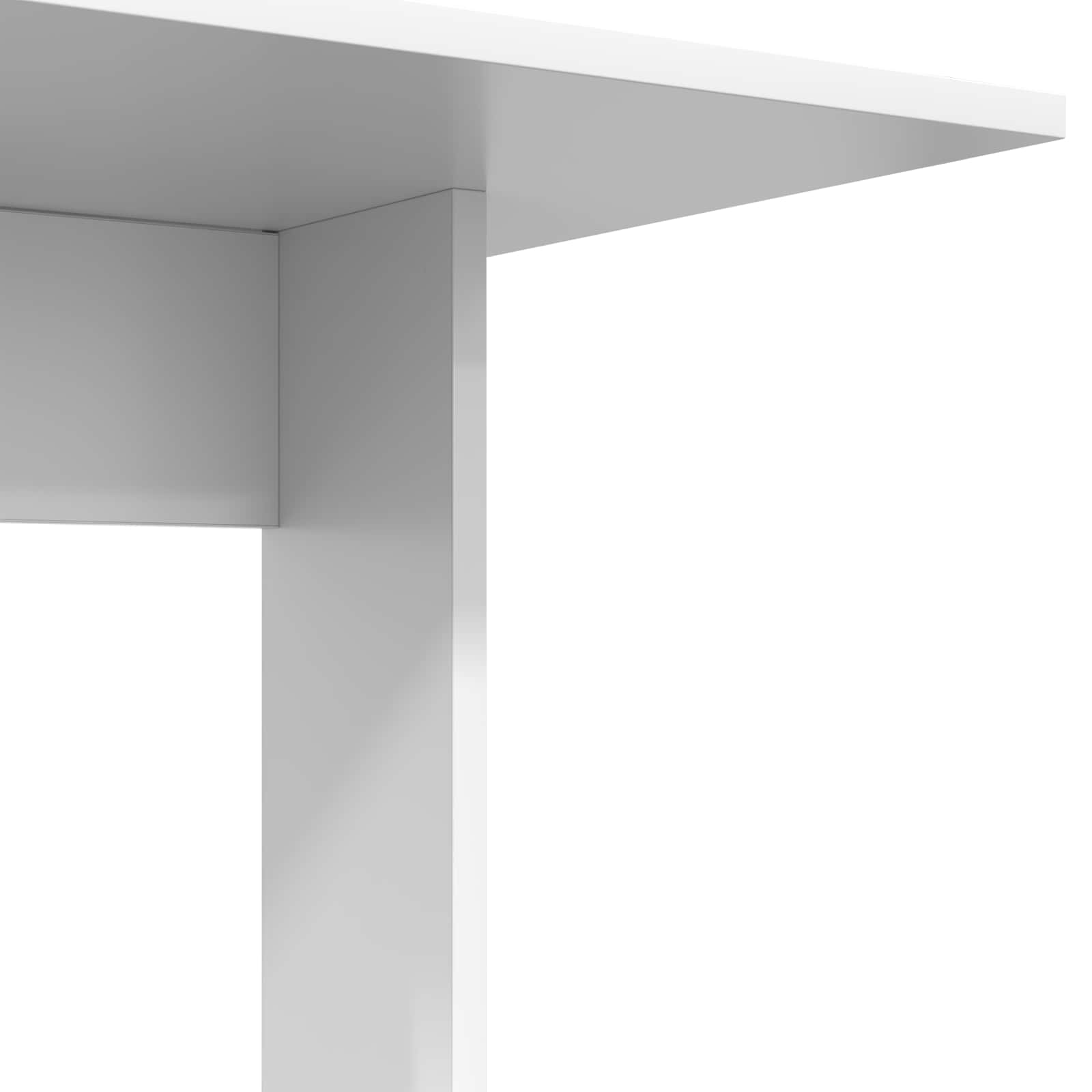 vidaXL Stolik boczny Biały 45 x 40 x 62,5 cm Materiał drewnopochodny