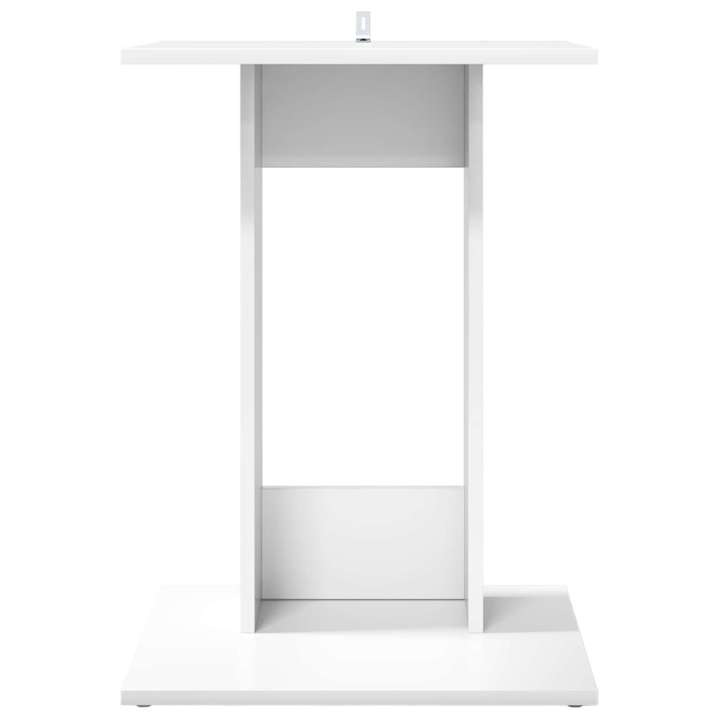 vidaXL Stolik boczny Biały 45 x 40 x 62,5 cm Materiał drewnopochodny