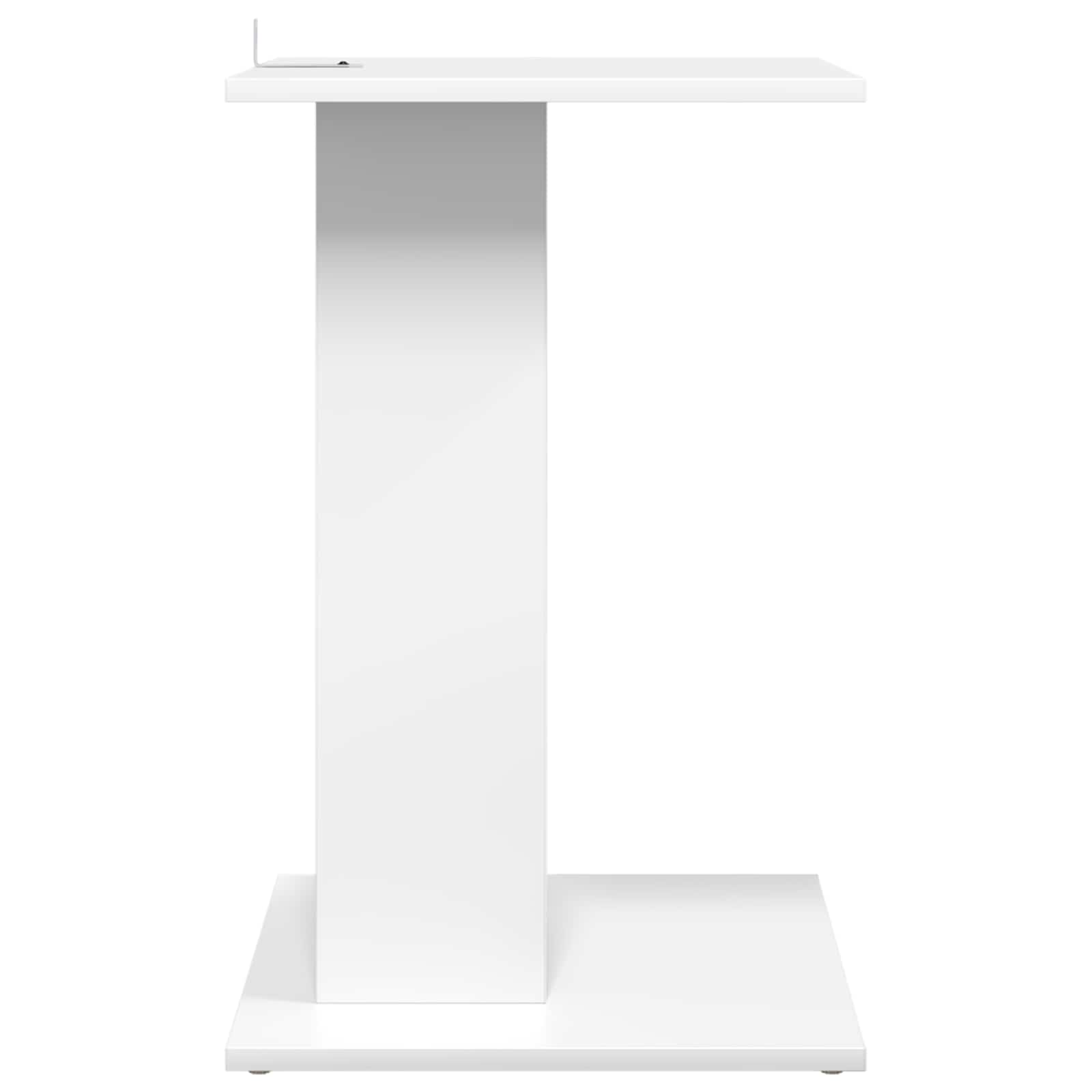 vidaXL Stolik boczny Biały 45 x 40 x 62,5 cm Materiał drewnopochodny
