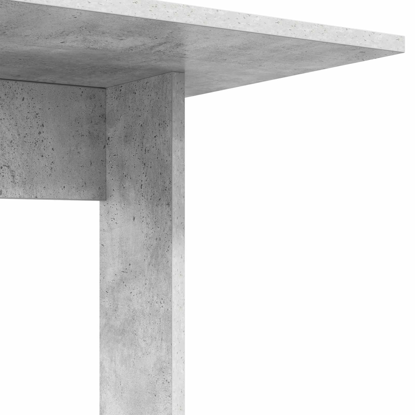 vidaXL Stolik boczny Betonowy szary 45 x 40 x 62,5 cm