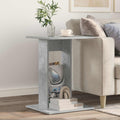 vidaXL Stolik boczny Betonowy szary 45 x 40 x 62,5 cm