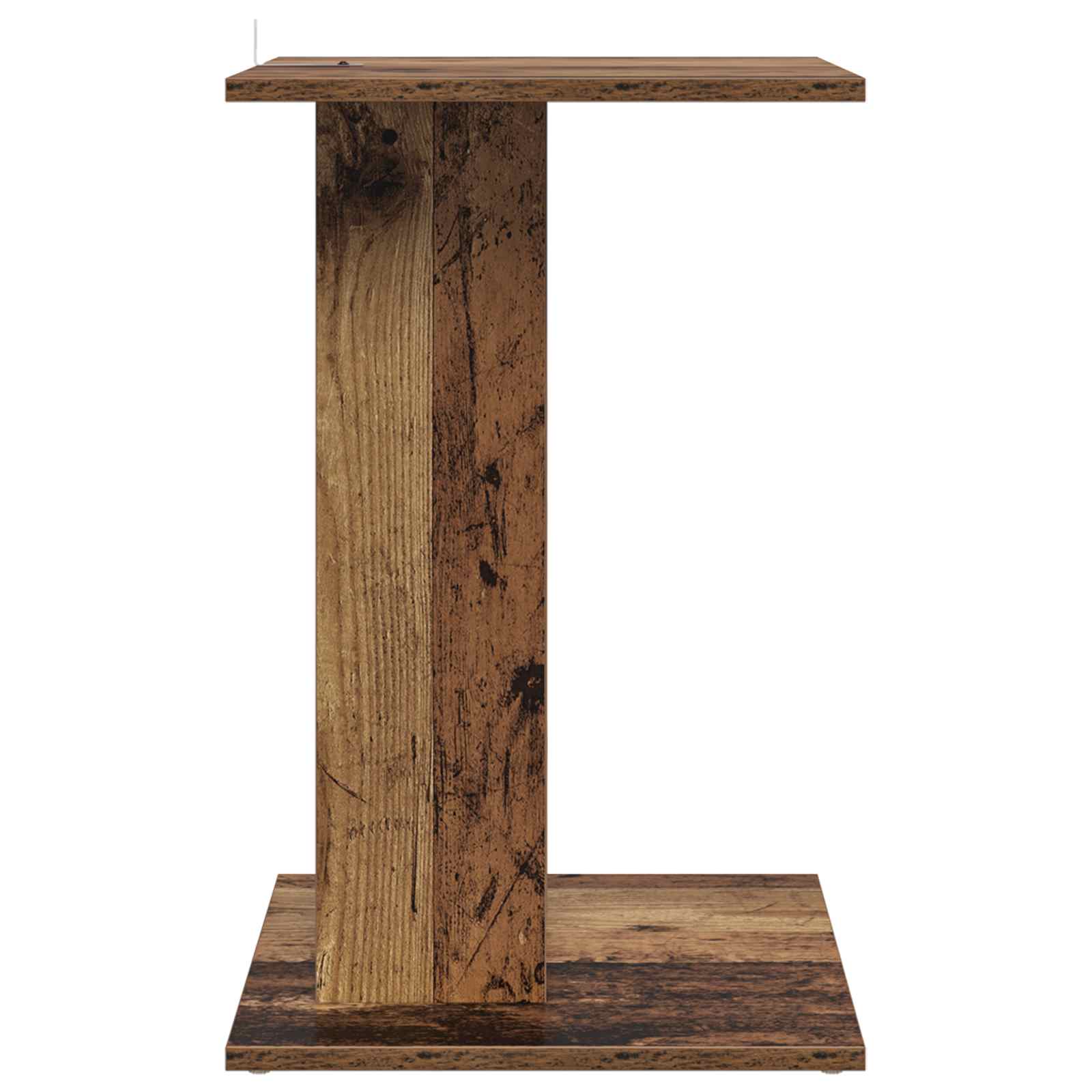 vidaXL Stolik boczny Stare drewno 45 x 40 x 62,5 cm