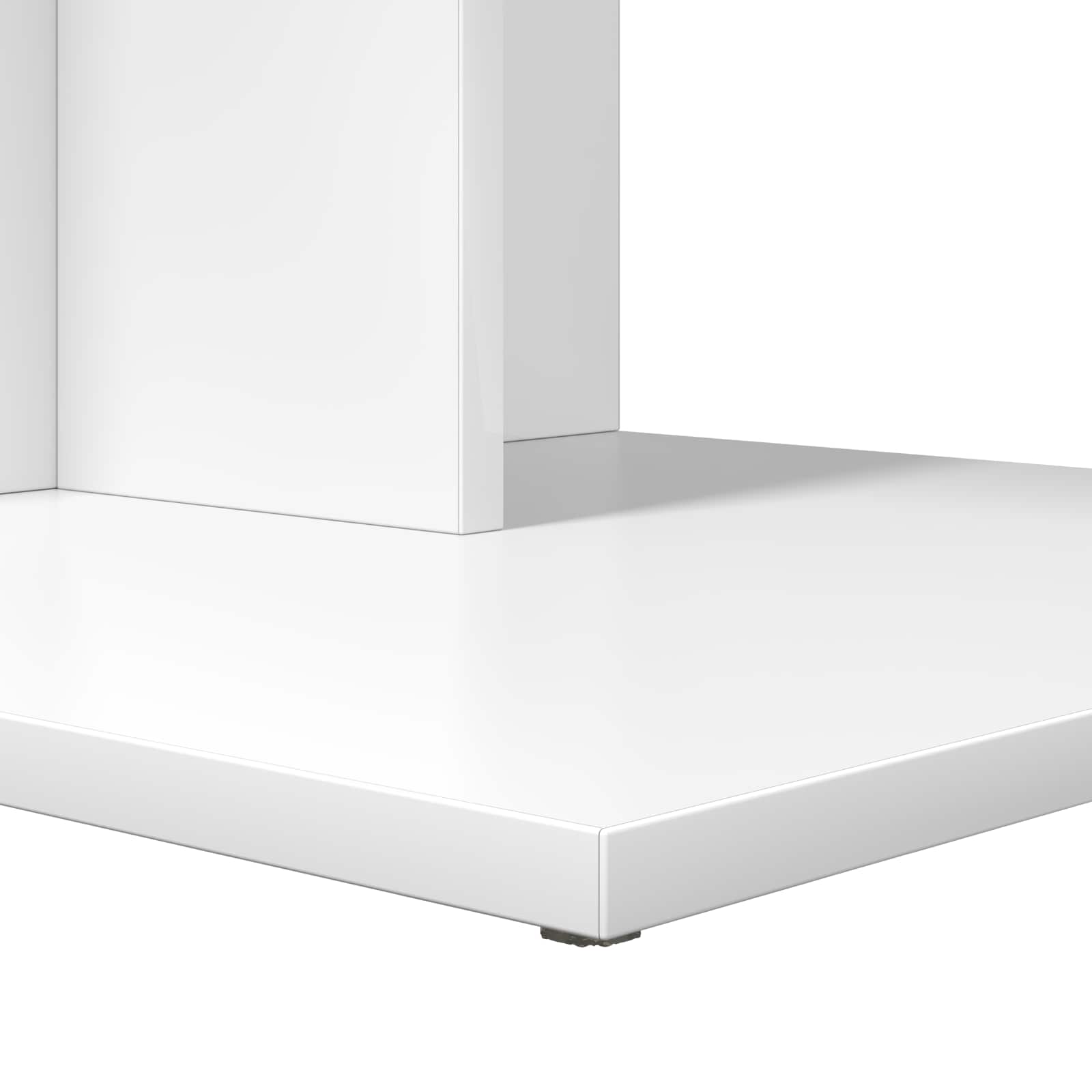 vidaXL Stolik boczny Biały 45 x 40 x 62,5 cm Materiał drewnopochodny