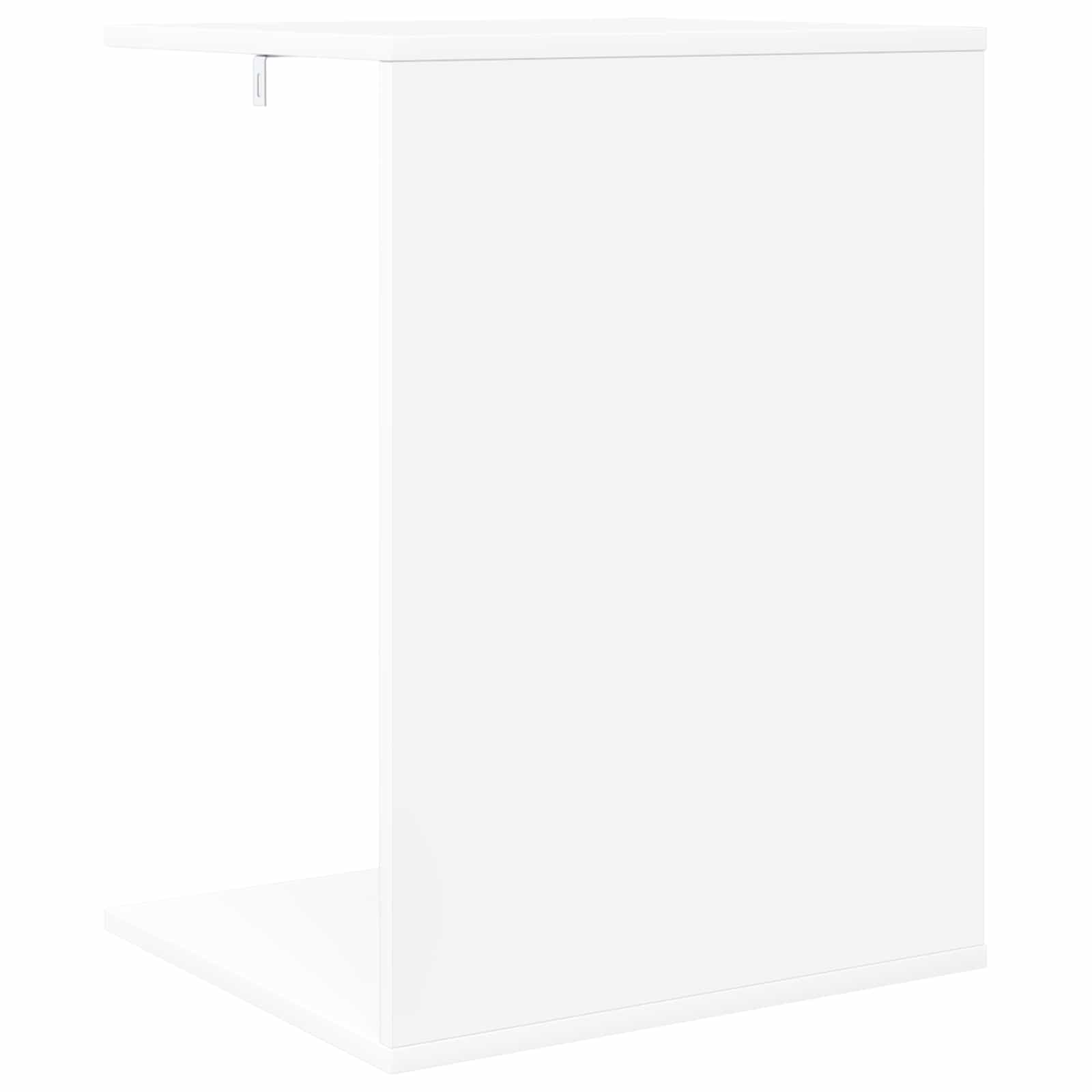 vidaXL Stolik boczny Biały 45 x 40 x 62,5 cm Materiał drewnopochodny