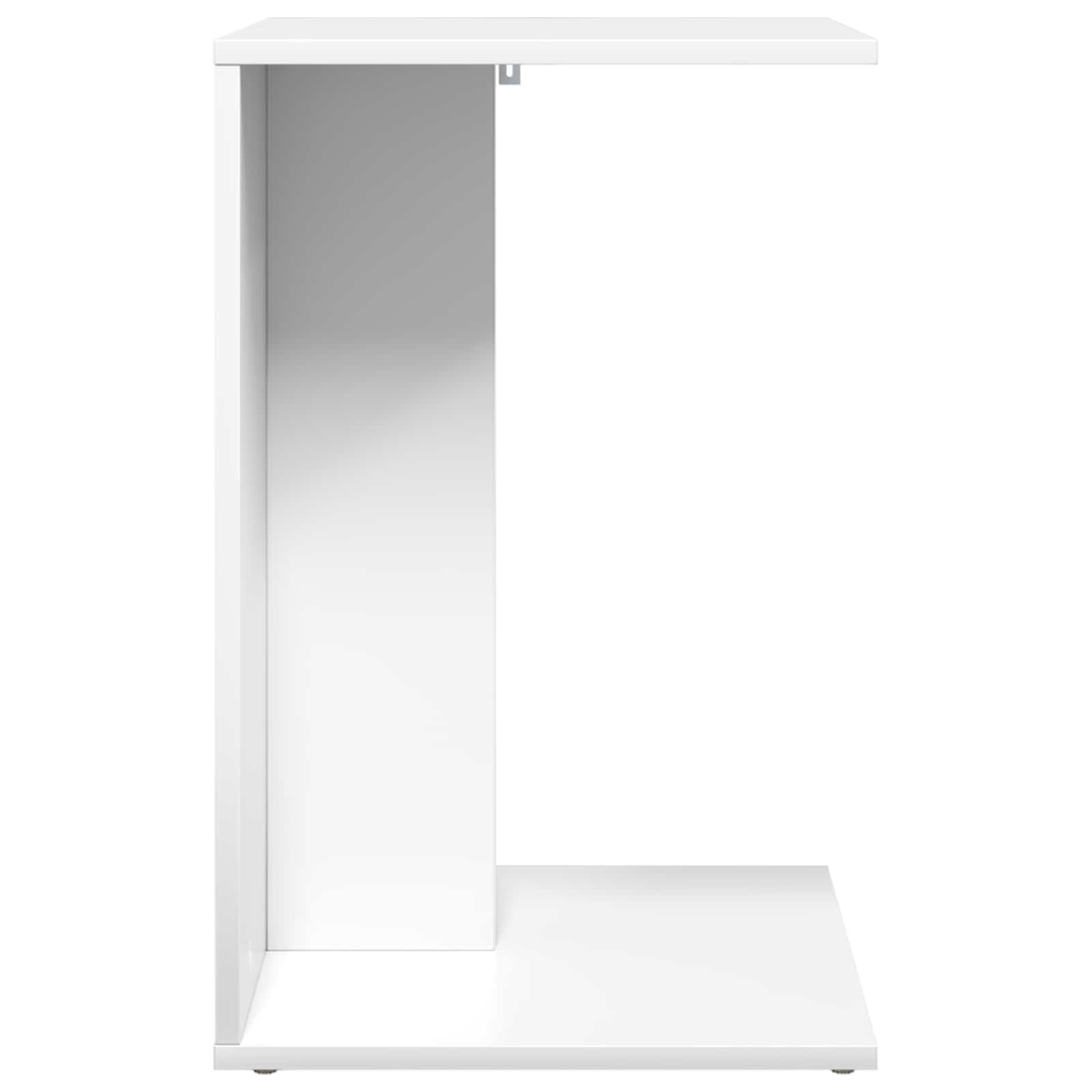 vidaXL Stolik boczny Biały 45 x 40 x 62,5 cm Materiał drewnopochodny