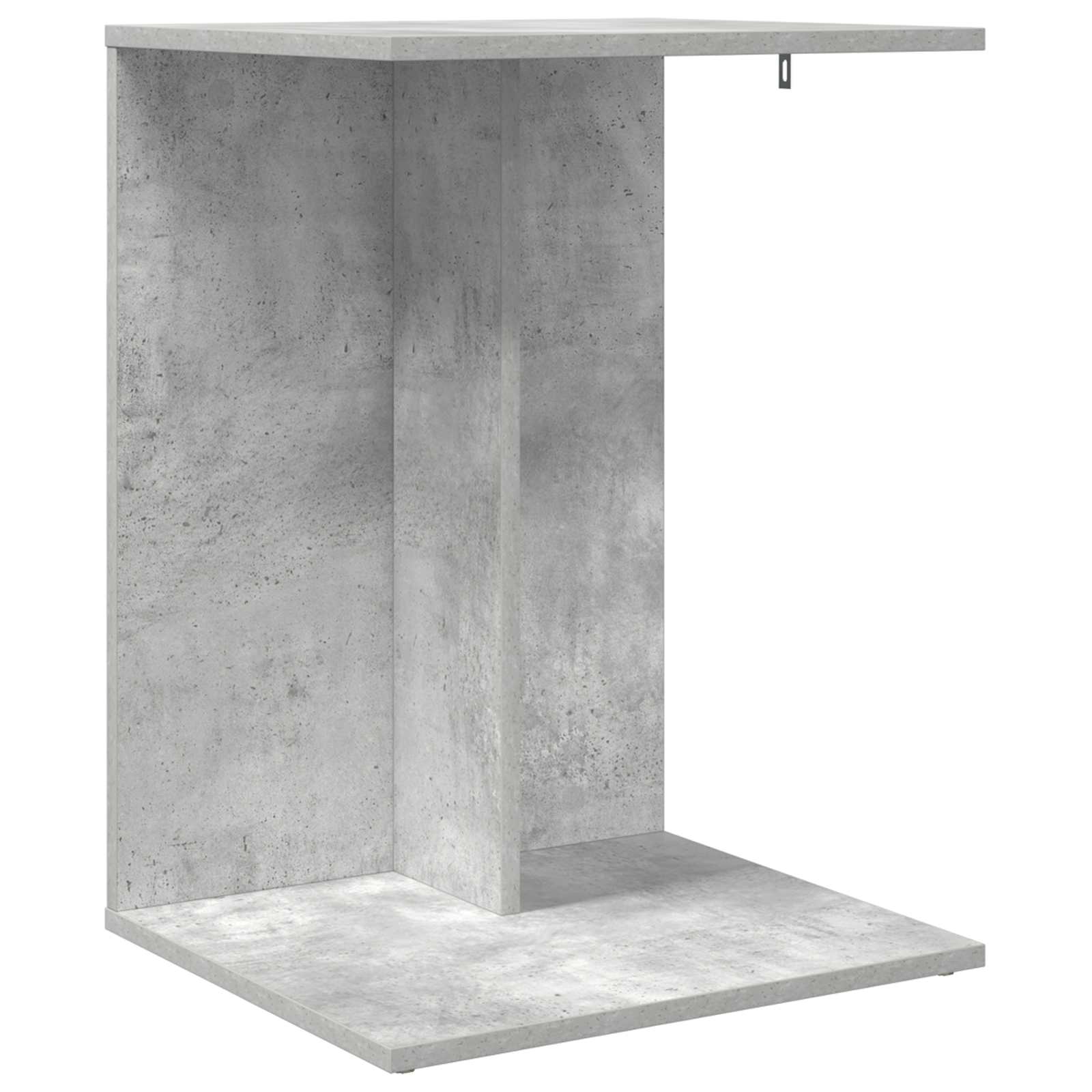 vidaXL Stolik boczny Betonowy szary 45 x 40 x 62,5 cm
