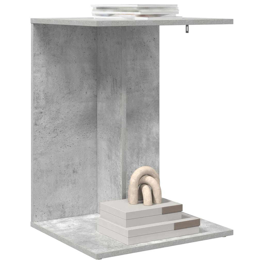 vidaXL Stolik boczny Betonowy szary 45 x 40 x 62,5 cm