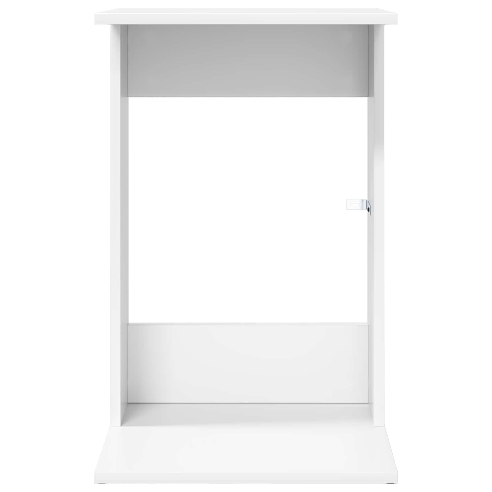 vidaXL Stolik boczny Biały 40 x 38 x 62,5 cm Materiał drewnopochodny