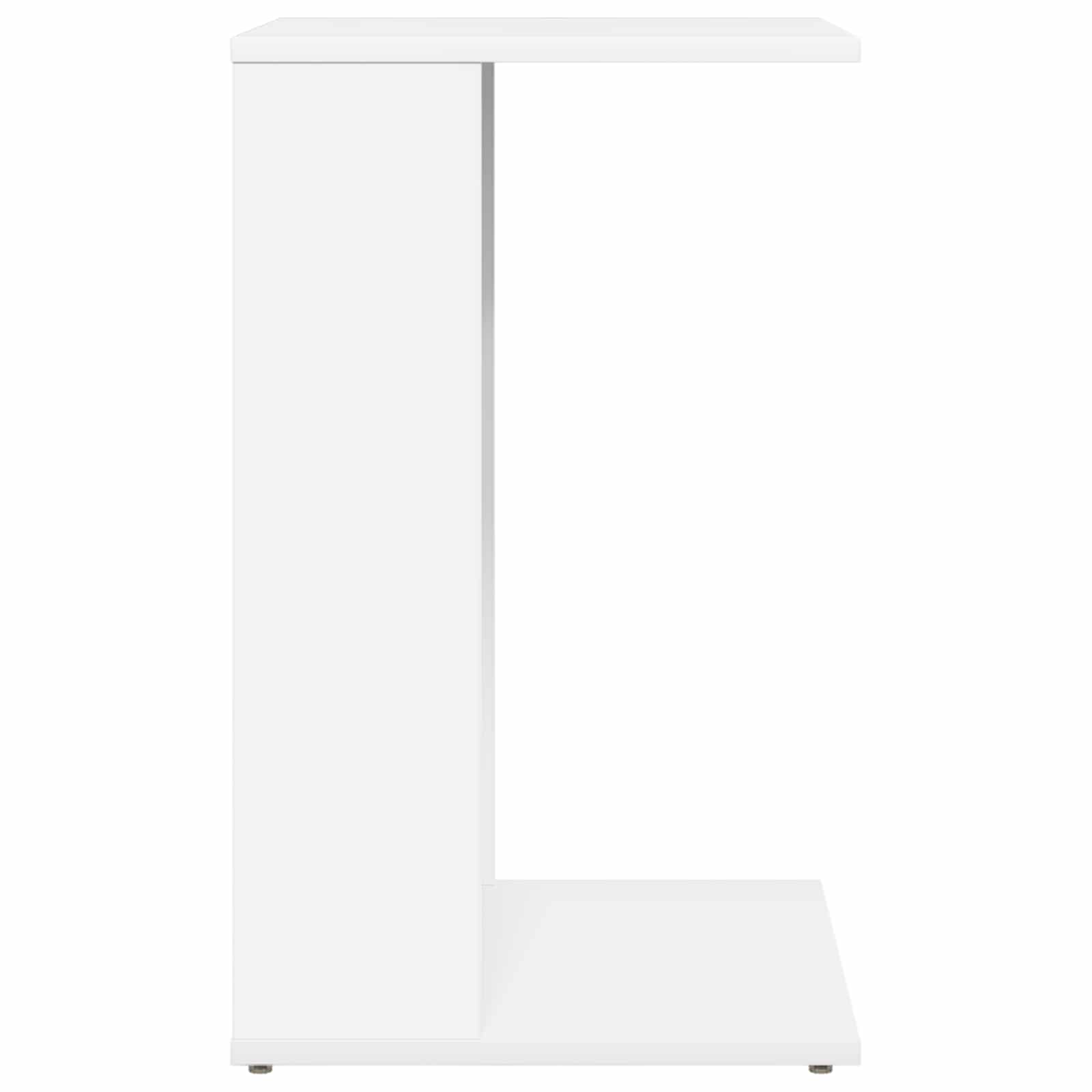 vidaXL Stolik boczny Biały 40 x 38 x 62,5 cm Materiał drewnopochodny
