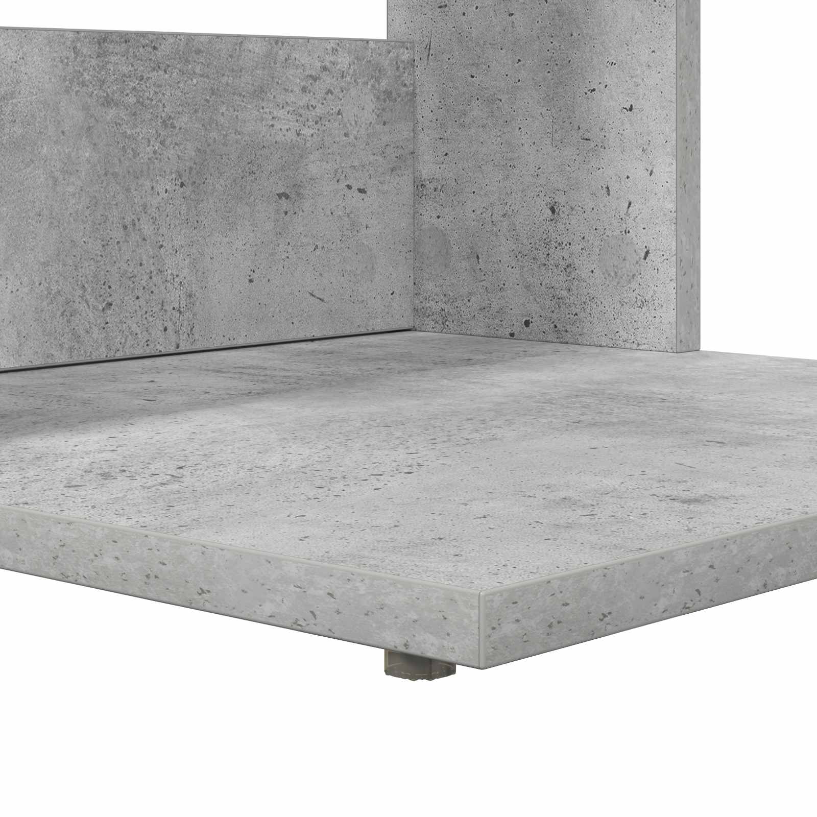 vidaXL Stolik boczny Betonowy szary 40 x 38 x 62,5 cm