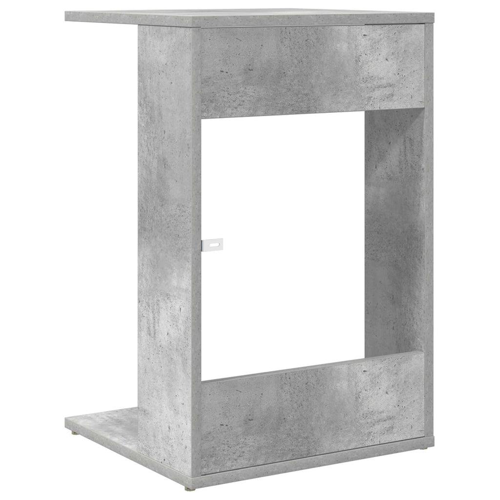 vidaXL Stolik boczny Betonowy szary 40 x 38 x 62,5 cm
