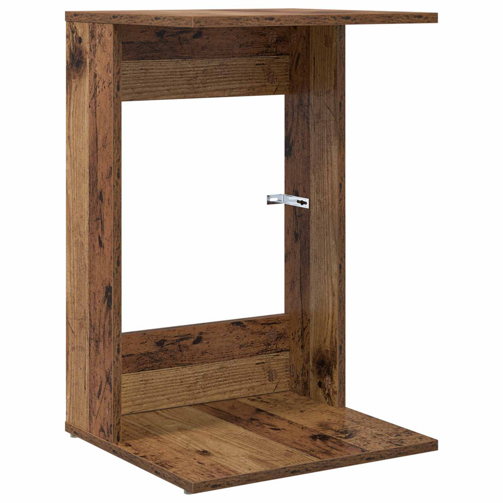 vidaXL Stolik boczny Stare drewno 40 x 38 x 62,5 cm