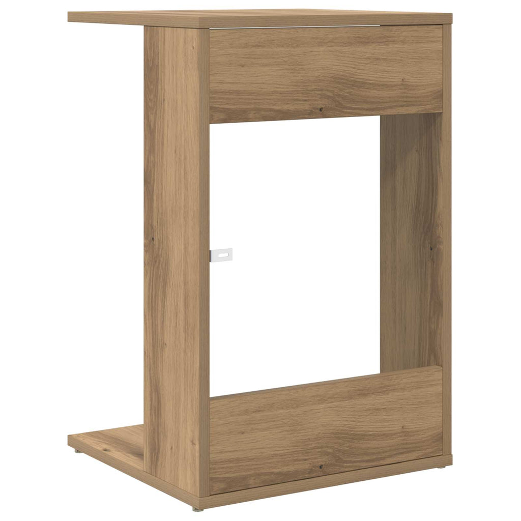 vidaXL Stolik boczny Dąb rzemieślniczy 40 x 38 x 62,5 cm
