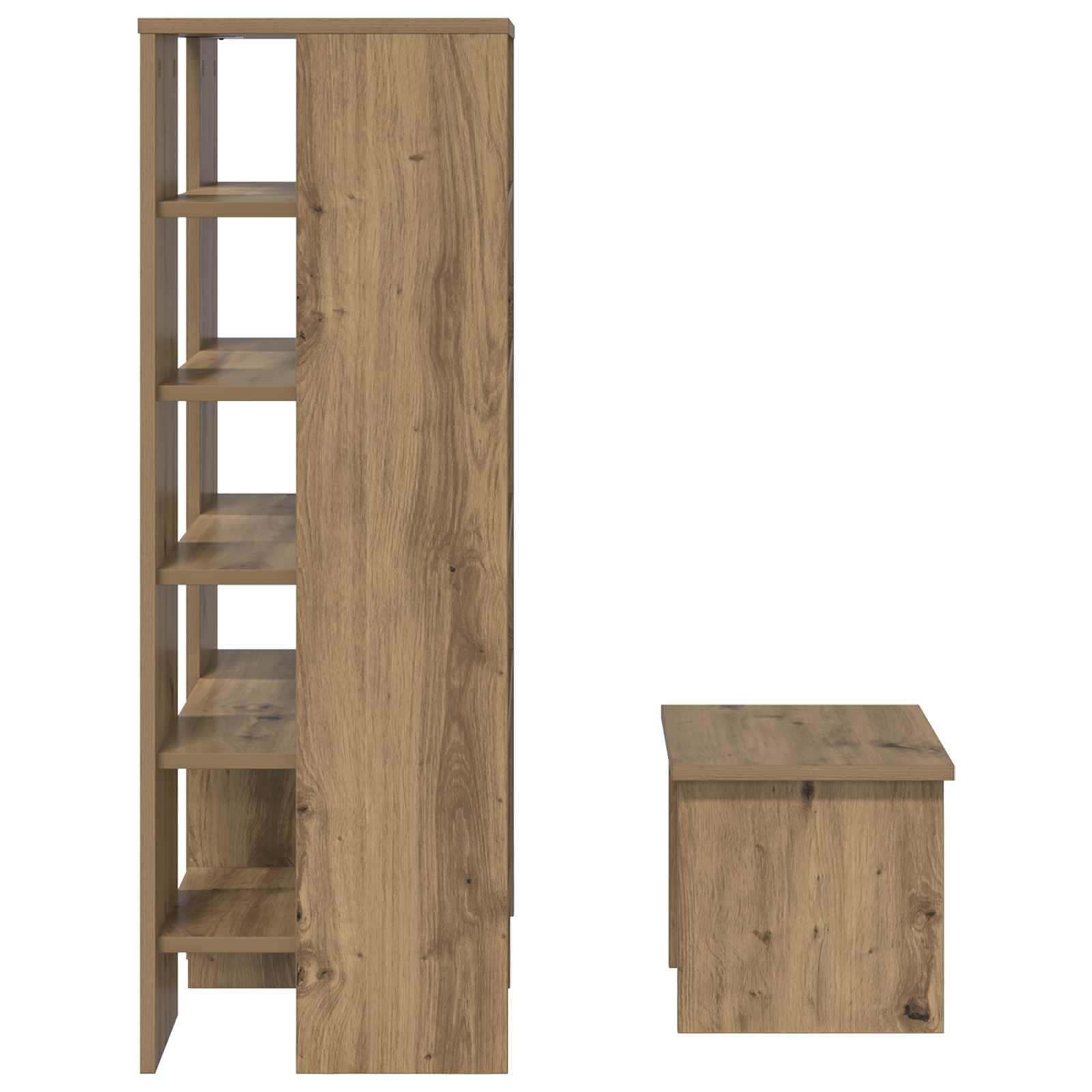 vidaXL Szafka na buty 2 szt. 62 x 35 x 100 cm Materiał drewnopochodny